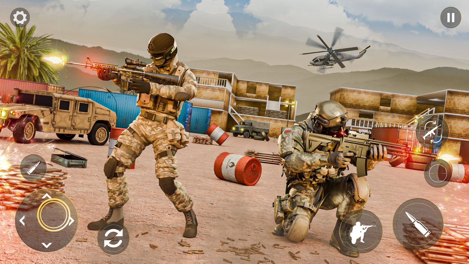 اسکرین شات 1 برنامه US Army FPS: Soldier Gun Game
