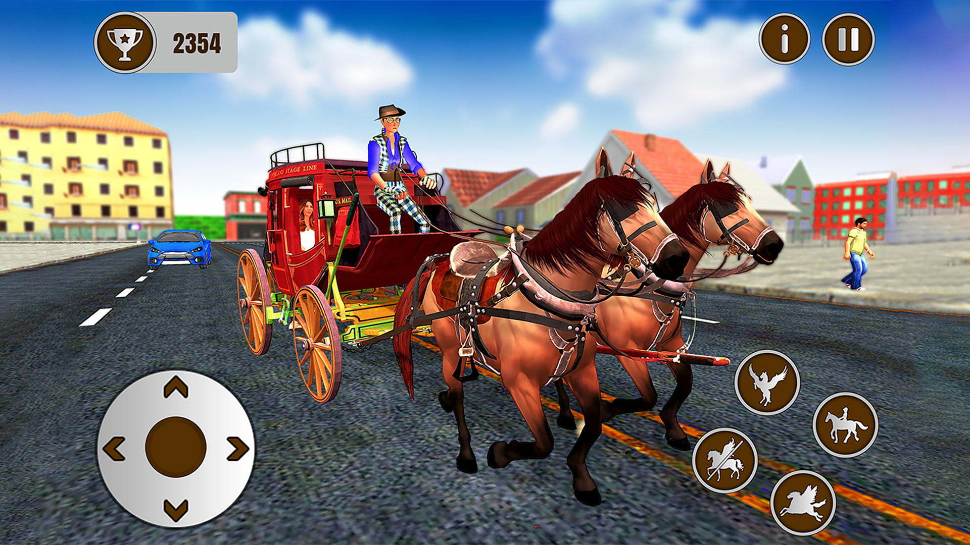 اسکرین شات 8 بازی Flying Horse Taxi Transport