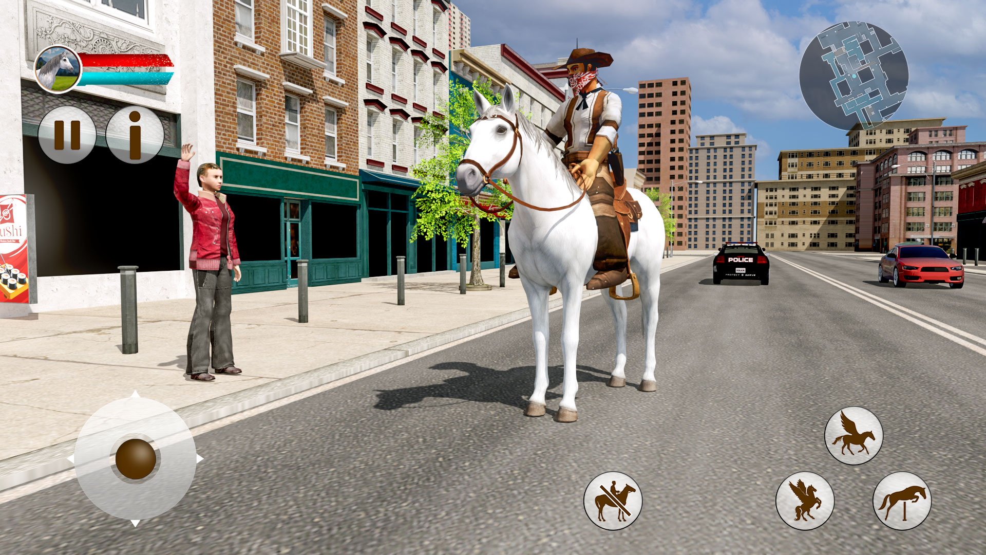 اسکرین شات 1 بازی Flying Horse Taxi Transport