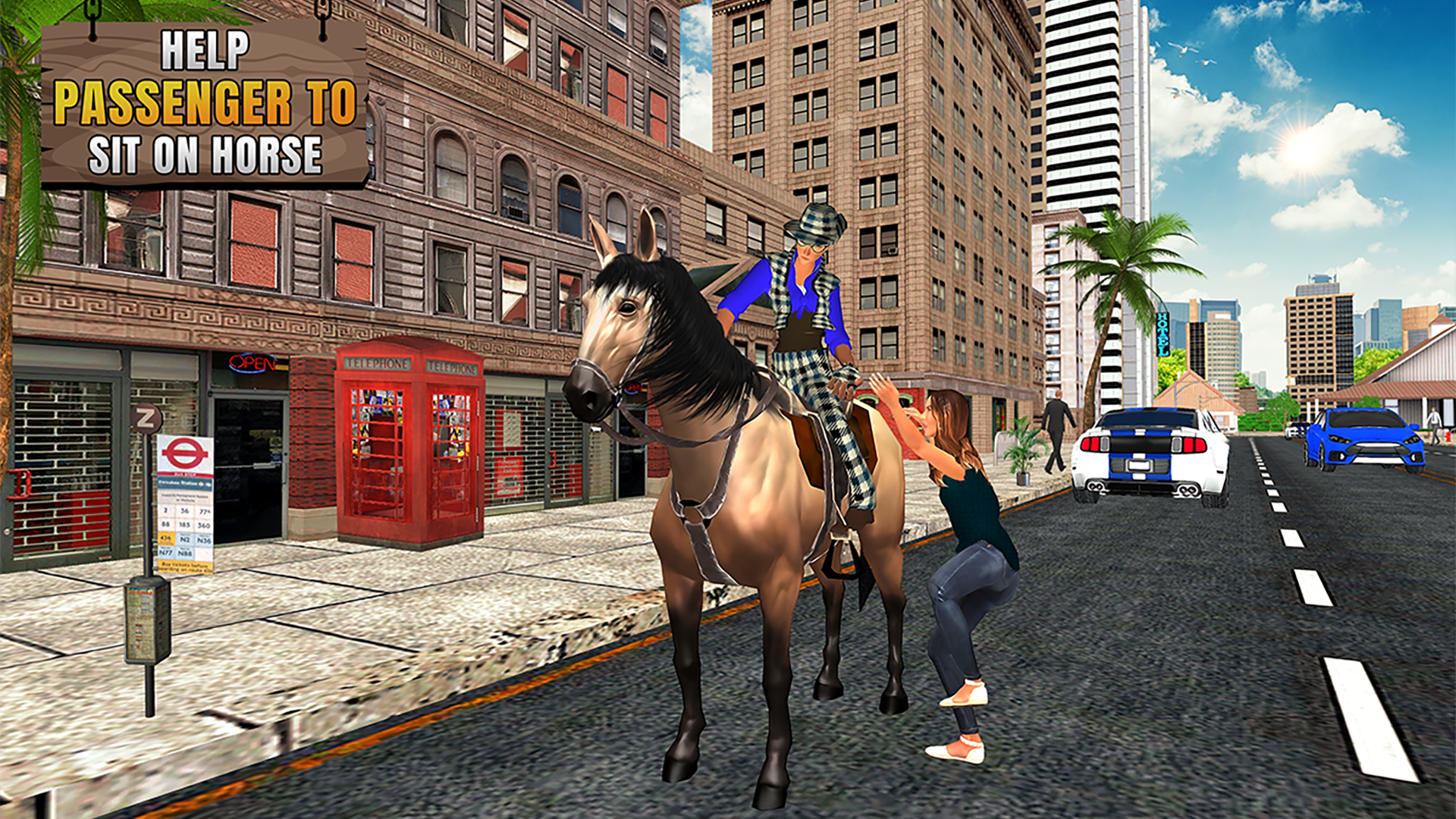 اسکرین شات 5 بازی Flying Horse Taxi Transport