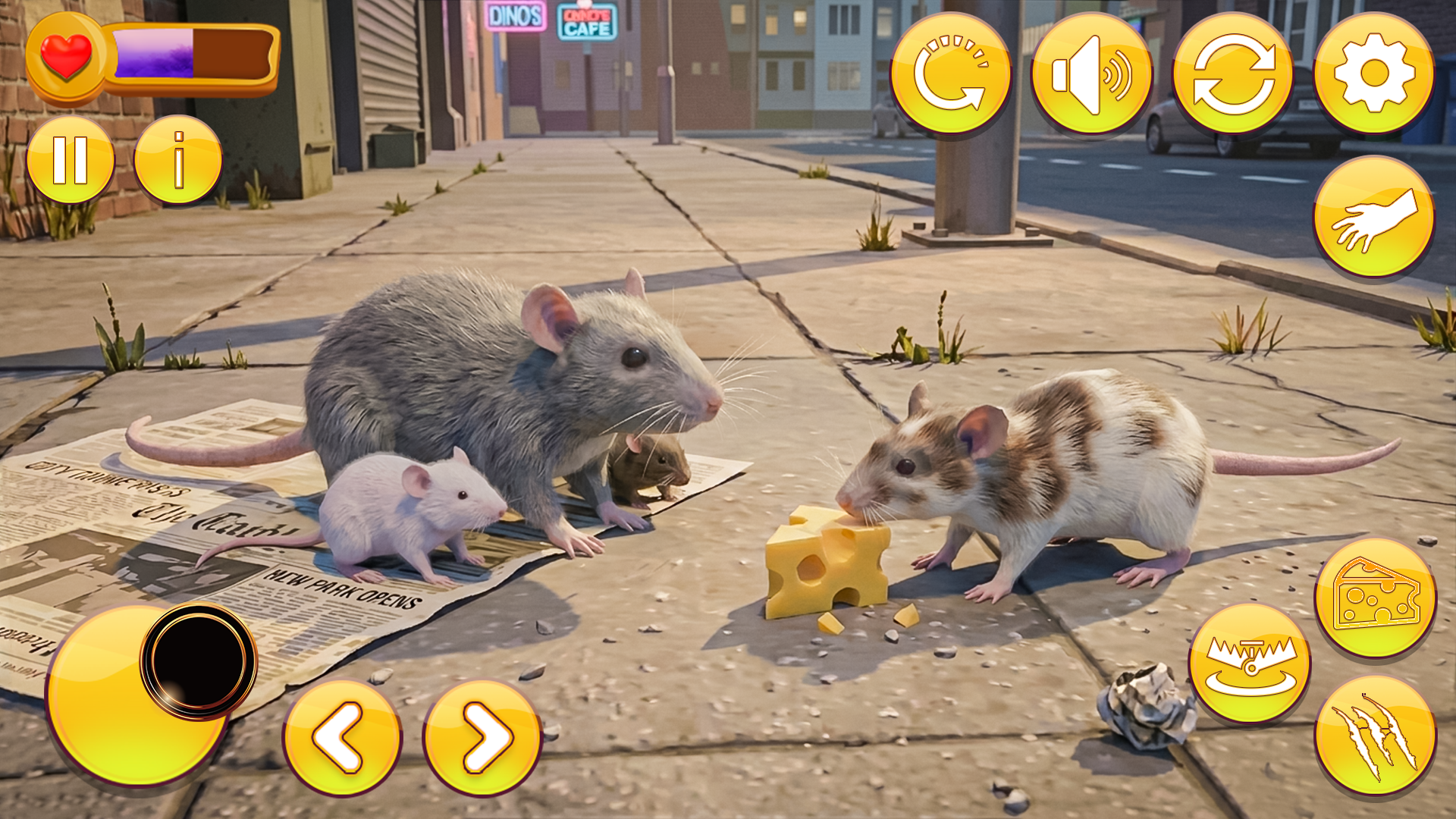 اسکرین شات 1 بازی Stray Mouse Family Simulator