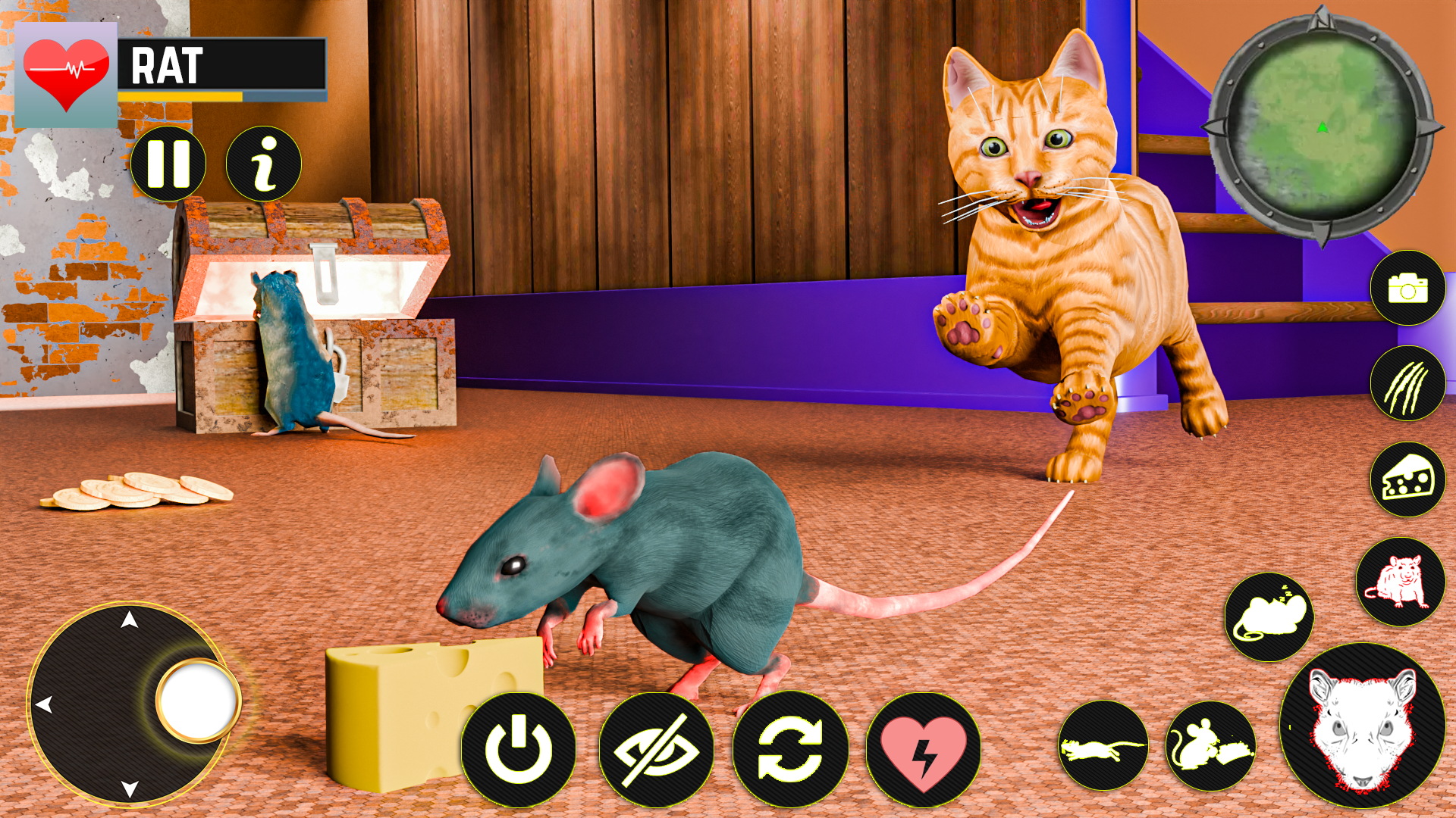 اسکرین شات 4 بازی Stray Mouse Family Simulator