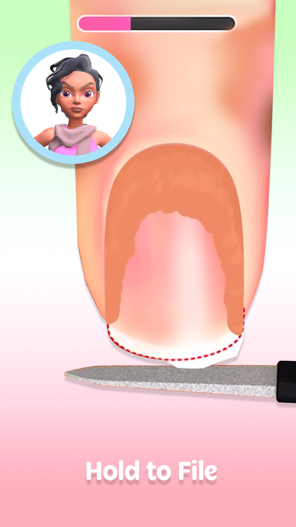 اسکرین شات 1 بازی Nail Salon 3D