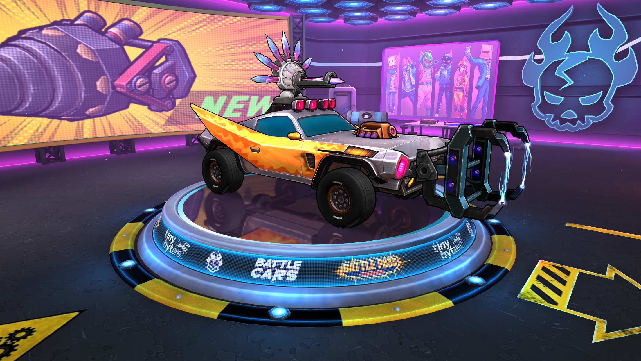 اسکرین شات 2 بازی Battle Cars: Nitro PvP Shooter