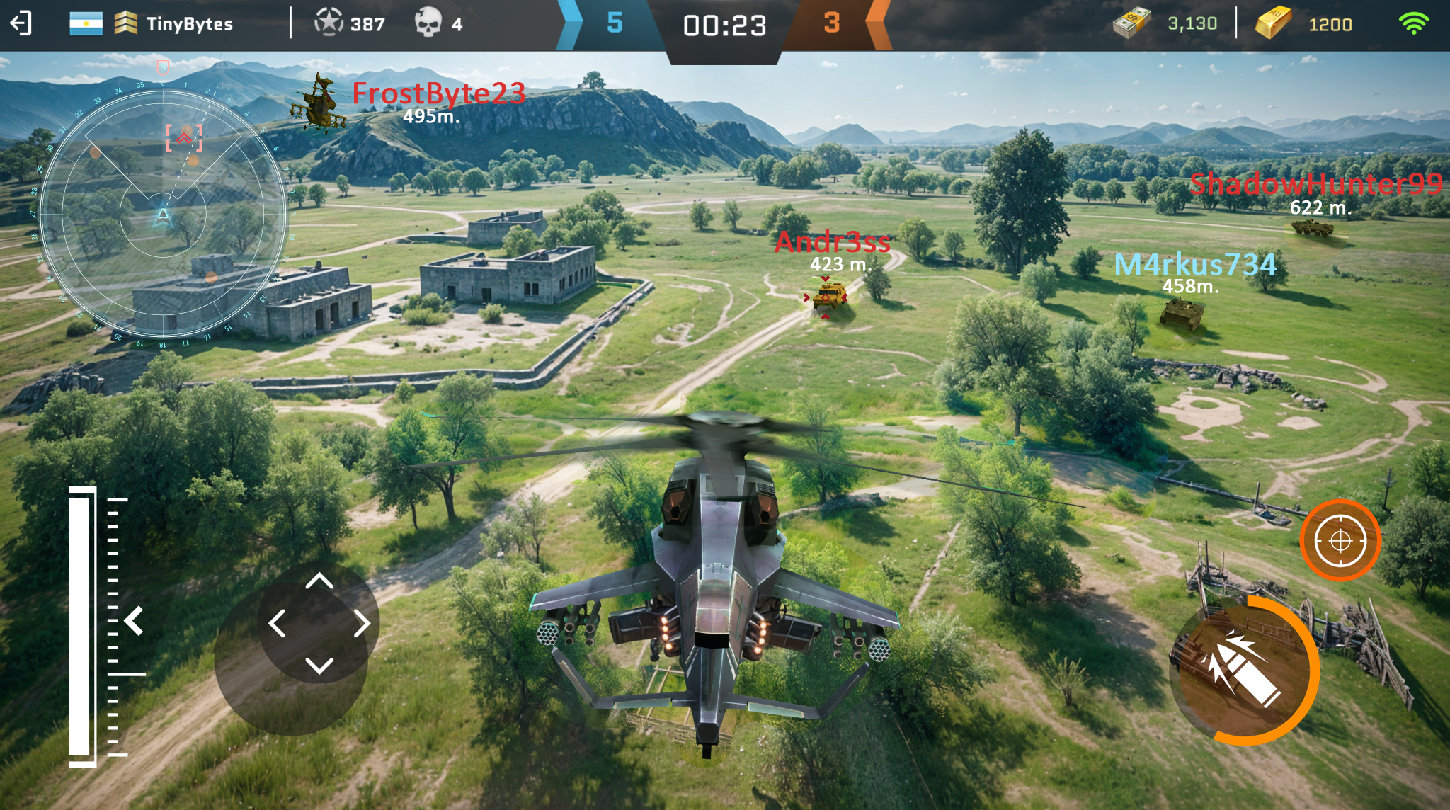 اسکرین شات 1 بازی Massive Warfare: Tanks PvP War