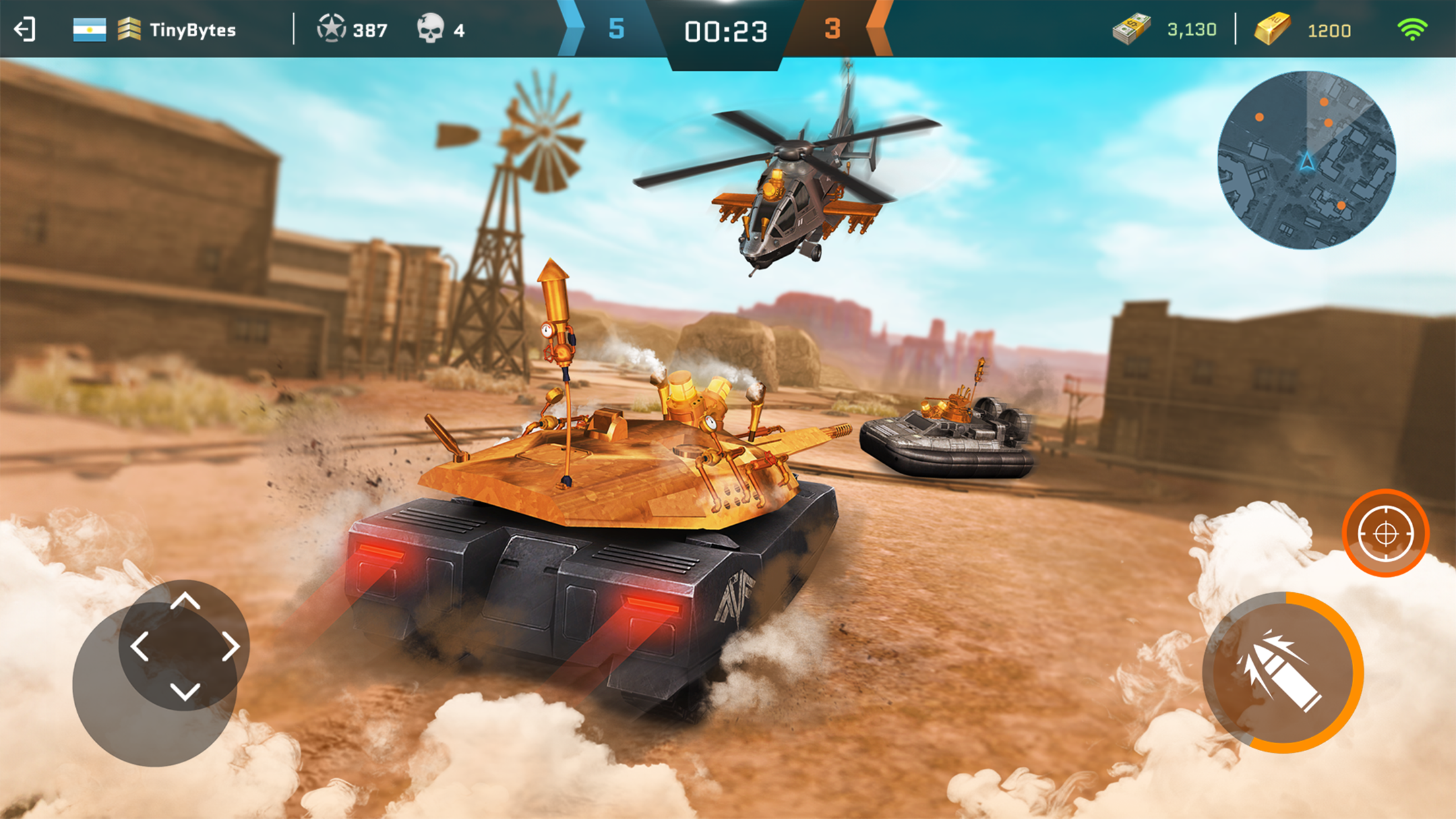 اسکرین شات 7 بازی Massive Warfare: Tanks PvP War