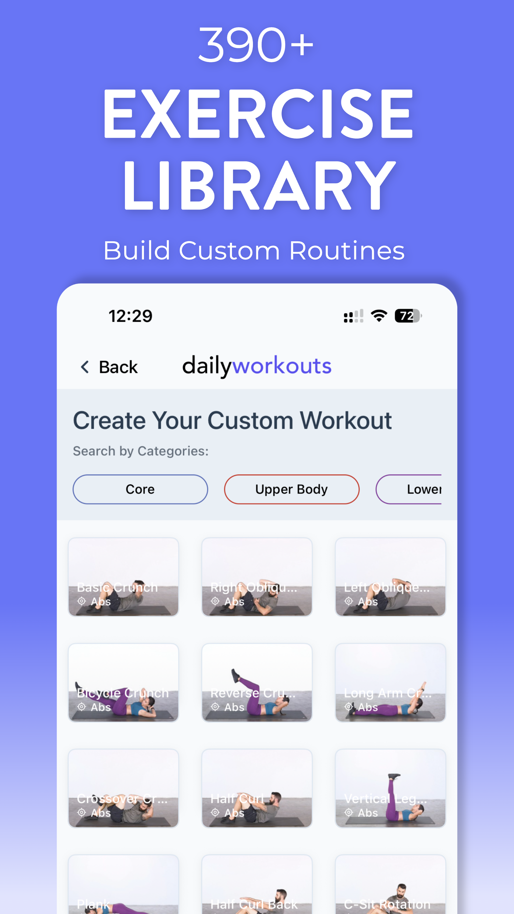 اسکرین شات 5 برنامه Daily Workouts: Home Fitness