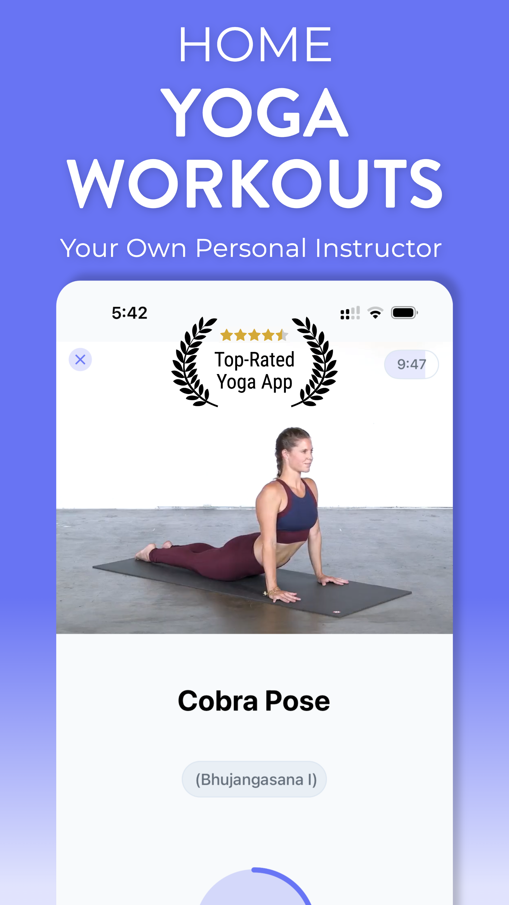 اسکرین شات 1 برنامه Simply Yoga - Home Workouts