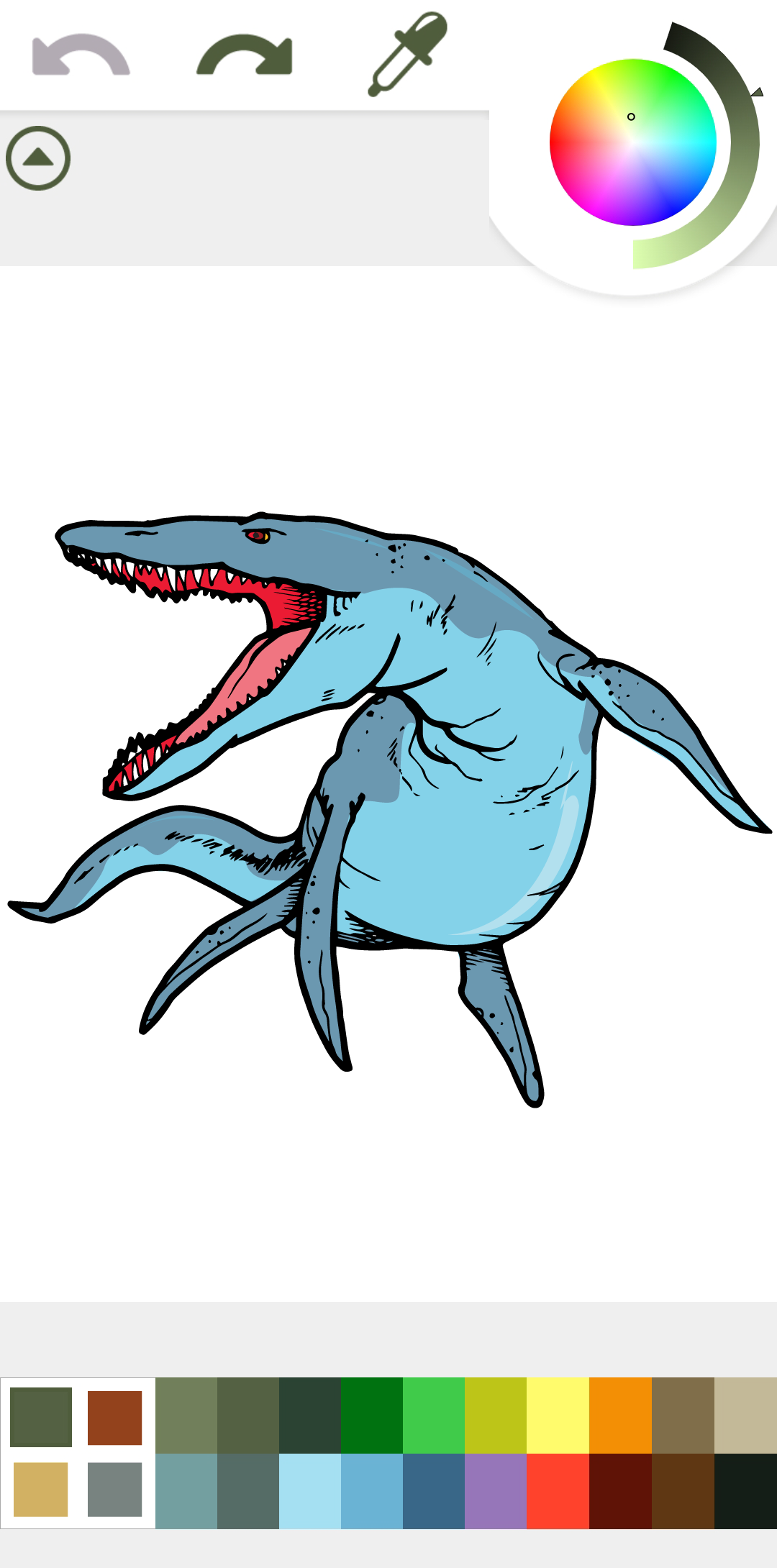 اسکرین شات 4 بازی Dinosaurs Coloring Book Dino