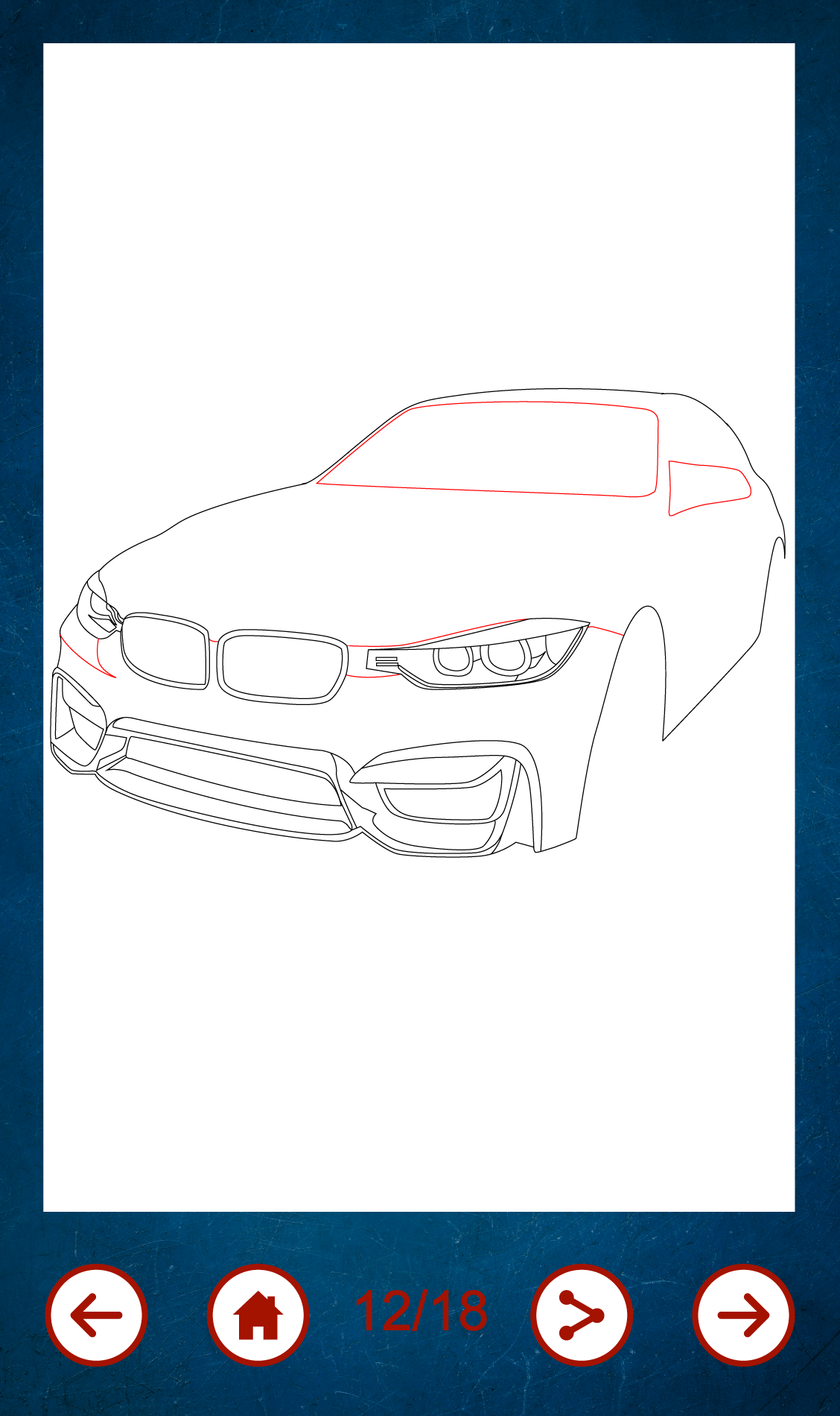 اسکرین شات 3 برنامه Learn To Draw Cars