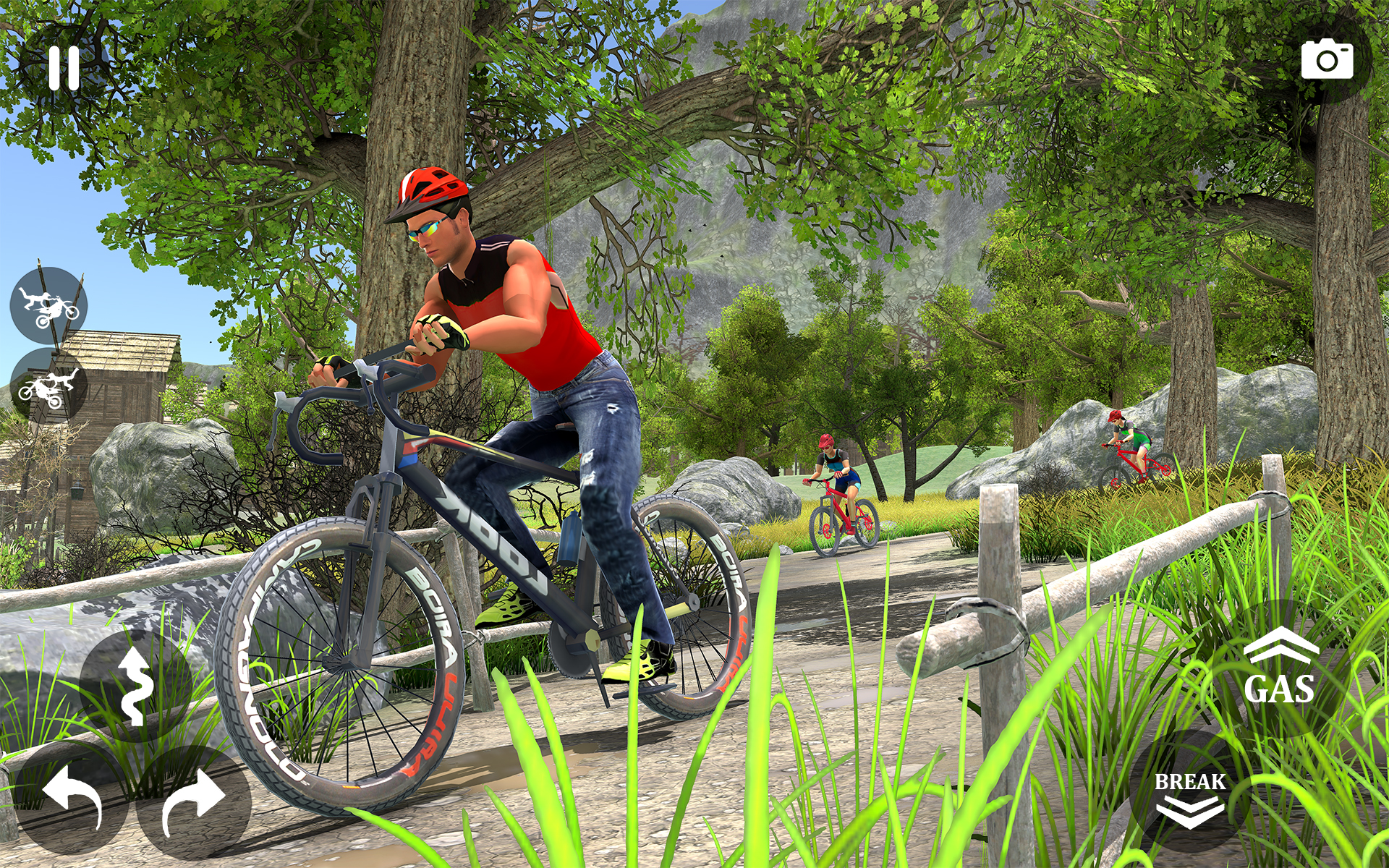اسکرین شات 3 بازی Mountain Bike BMX Cycle Games