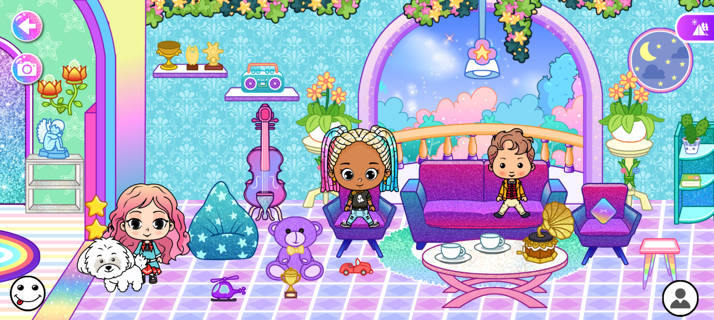 اسکرین شات 8 بازی Tizi Glitter House Design Game