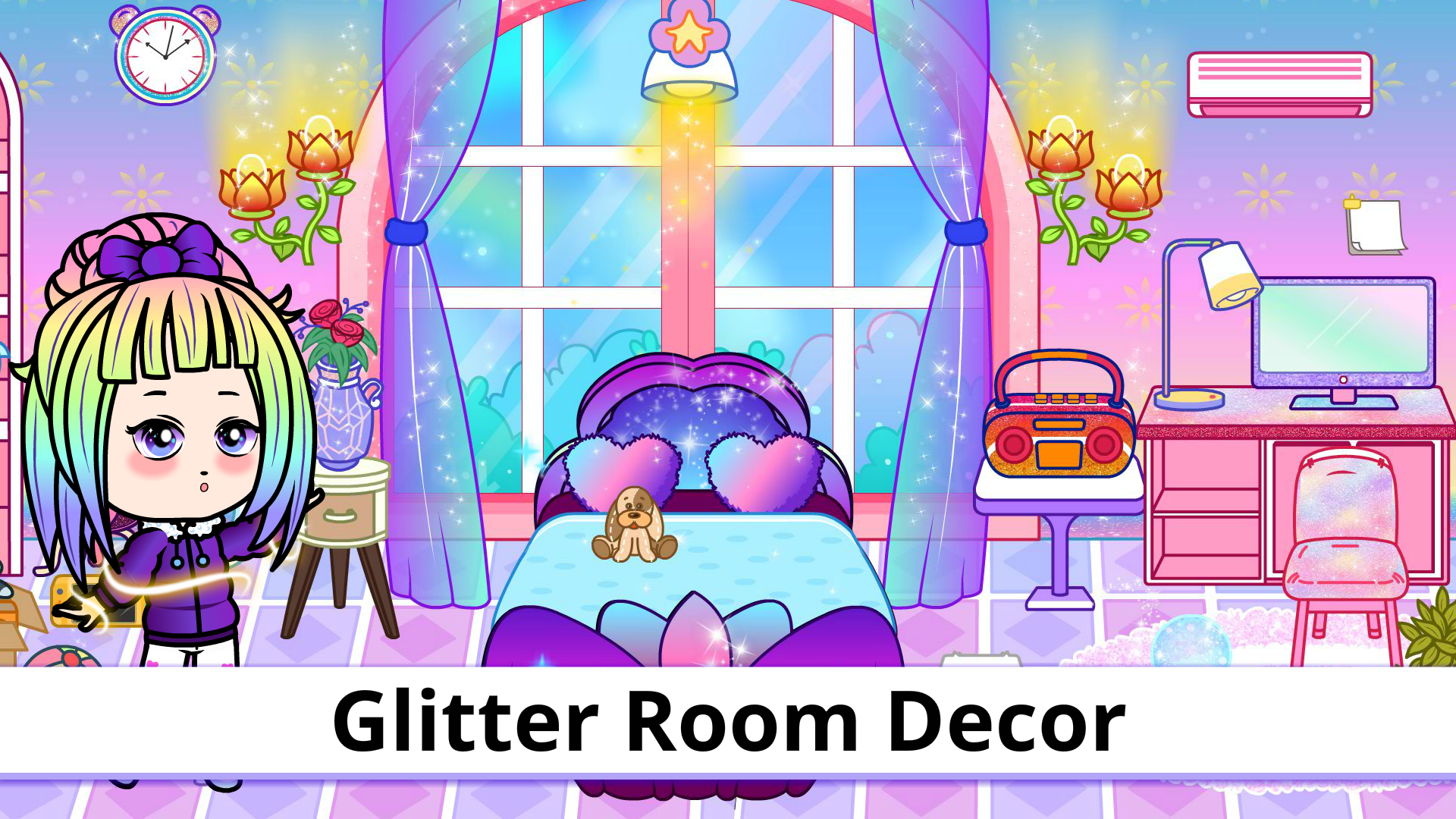 اسکرین شات 3 بازی Tizi Glitter House Design Game