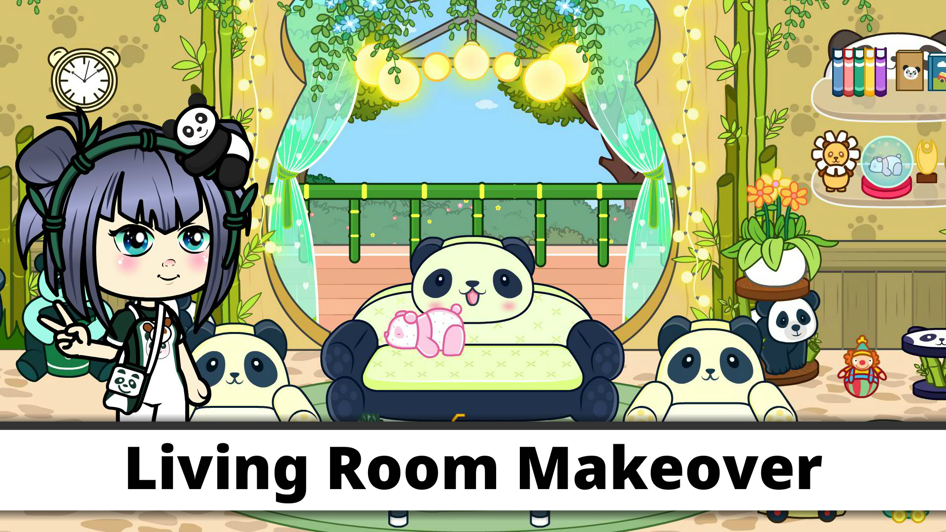 اسکرین شات 1 بازی Tizi Panda House Design Games