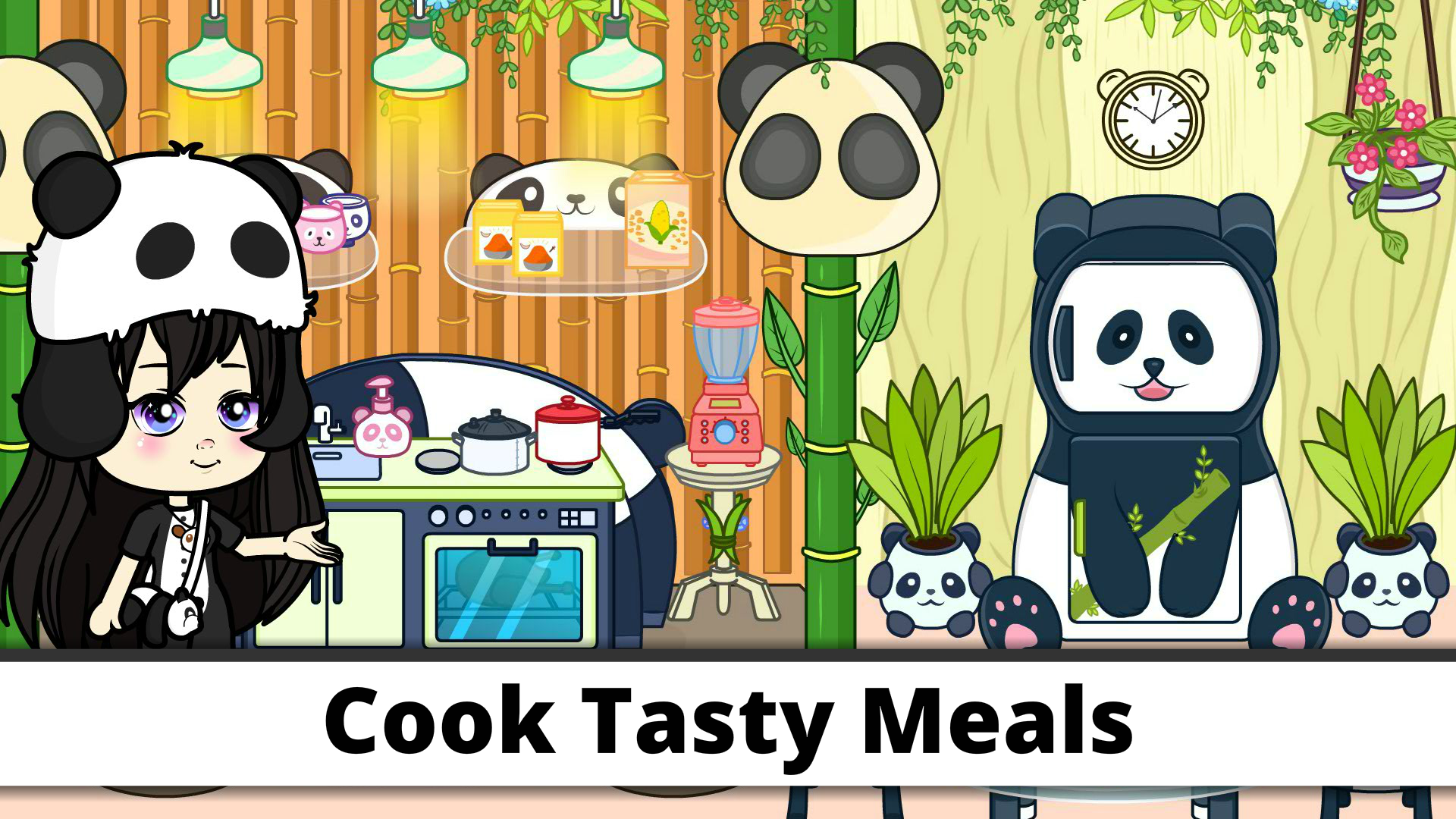 اسکرین شات 3 بازی Tizi Panda House Design Games