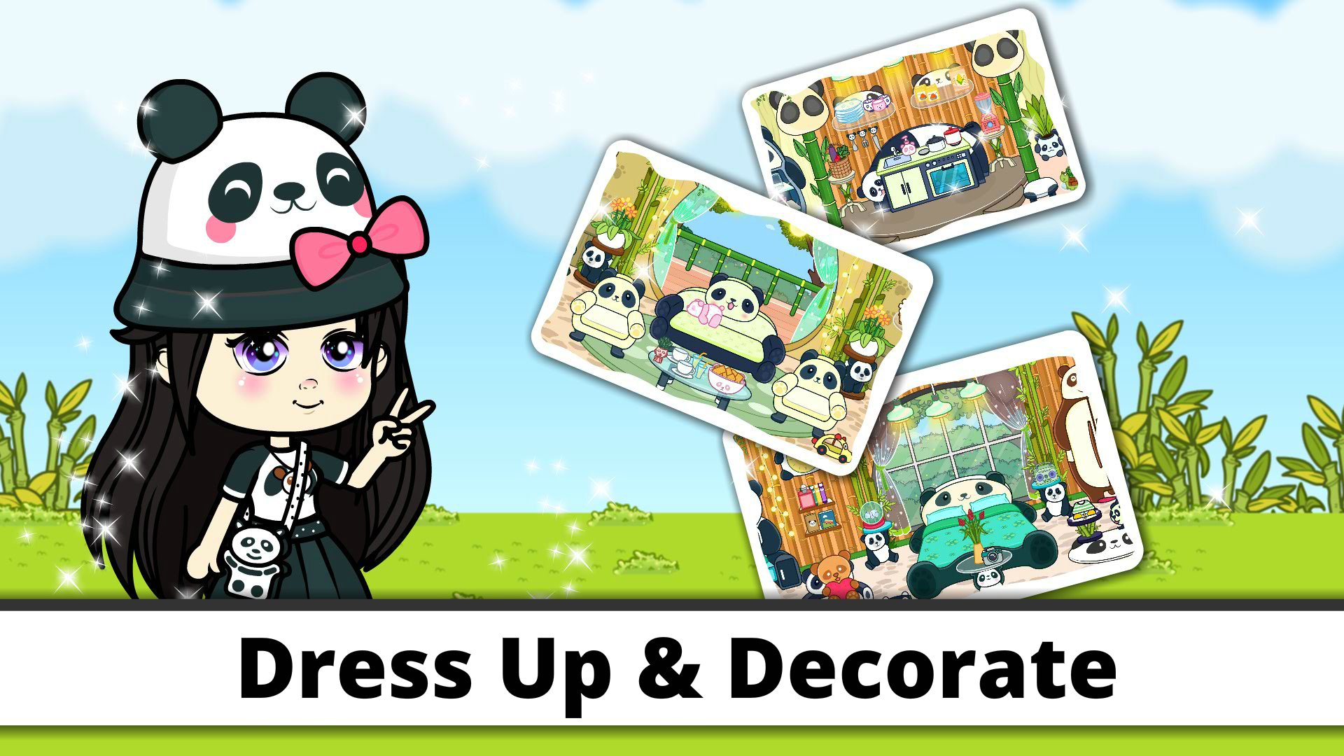 اسکرین شات 7 بازی Tizi Panda House Design Games
