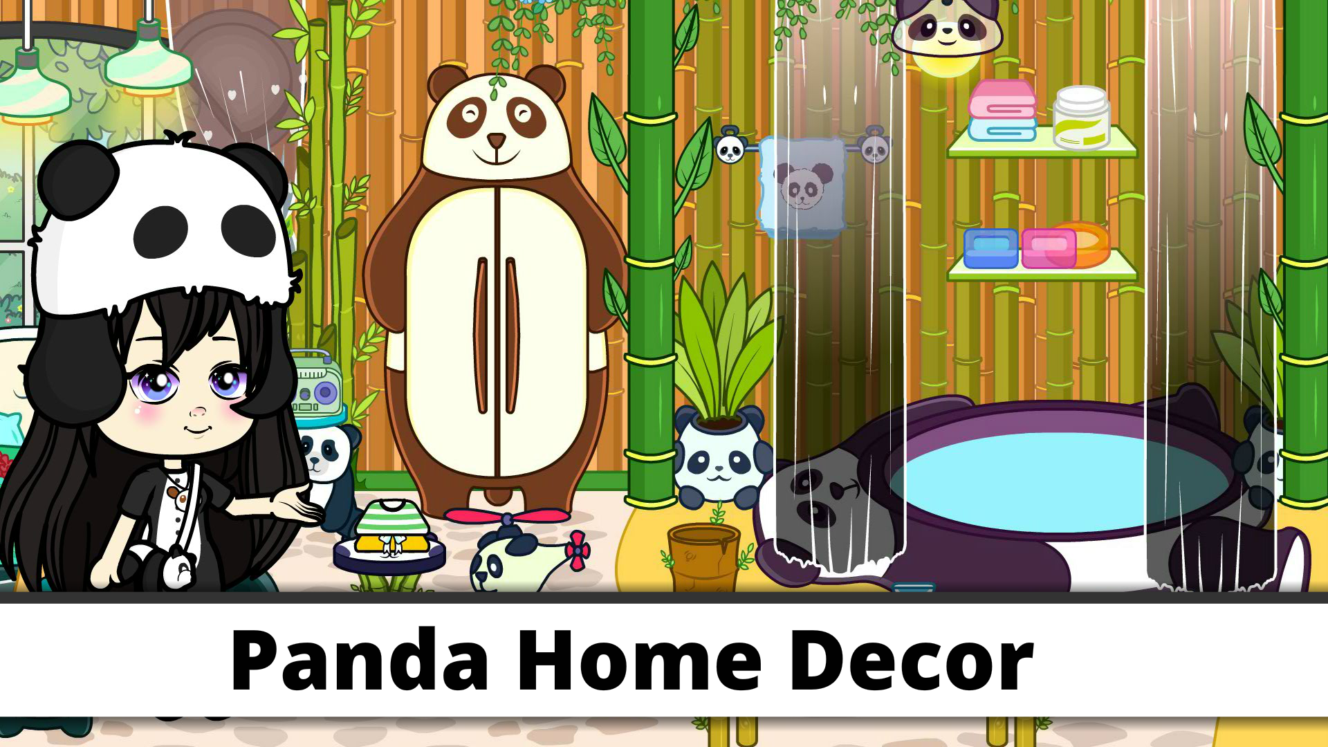 اسکرین شات 2 بازی Tizi Panda House Design Games