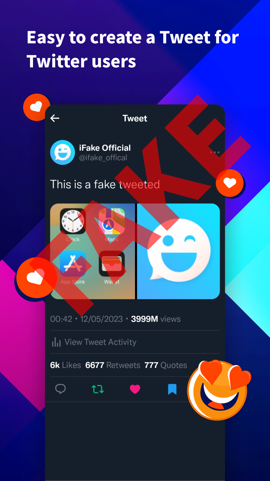 اسکرین شات 6 برنامه iFake: Fake Chat Messages