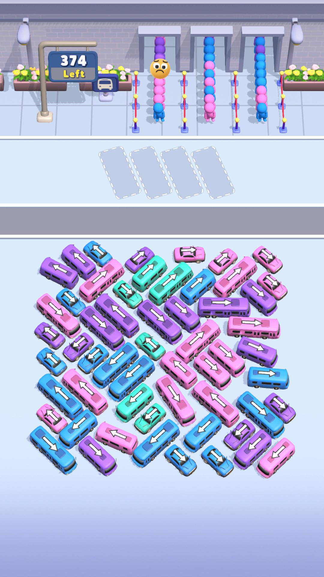 اسکرین شات 4 بازی Bus Mania - Car Parking Jam