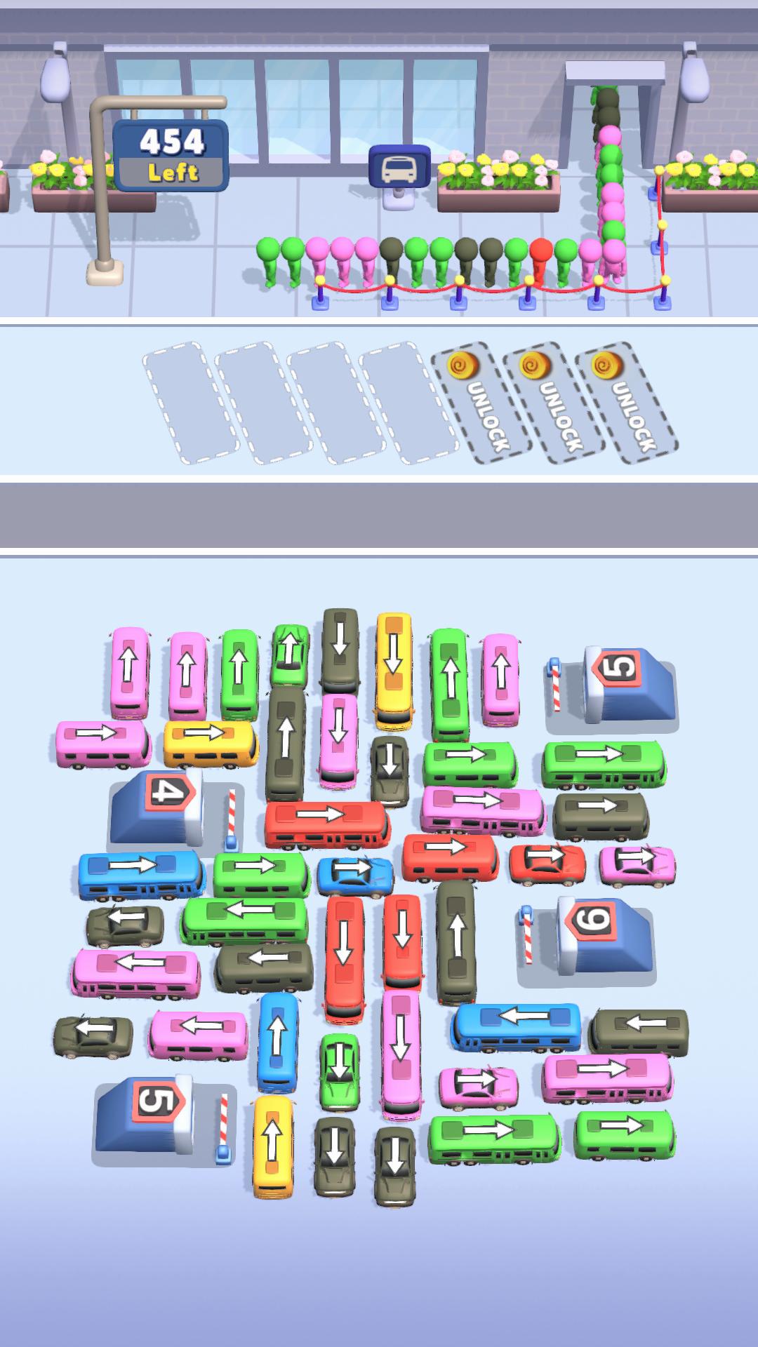 اسکرین شات 5 بازی Bus Mania - Car Parking Jam