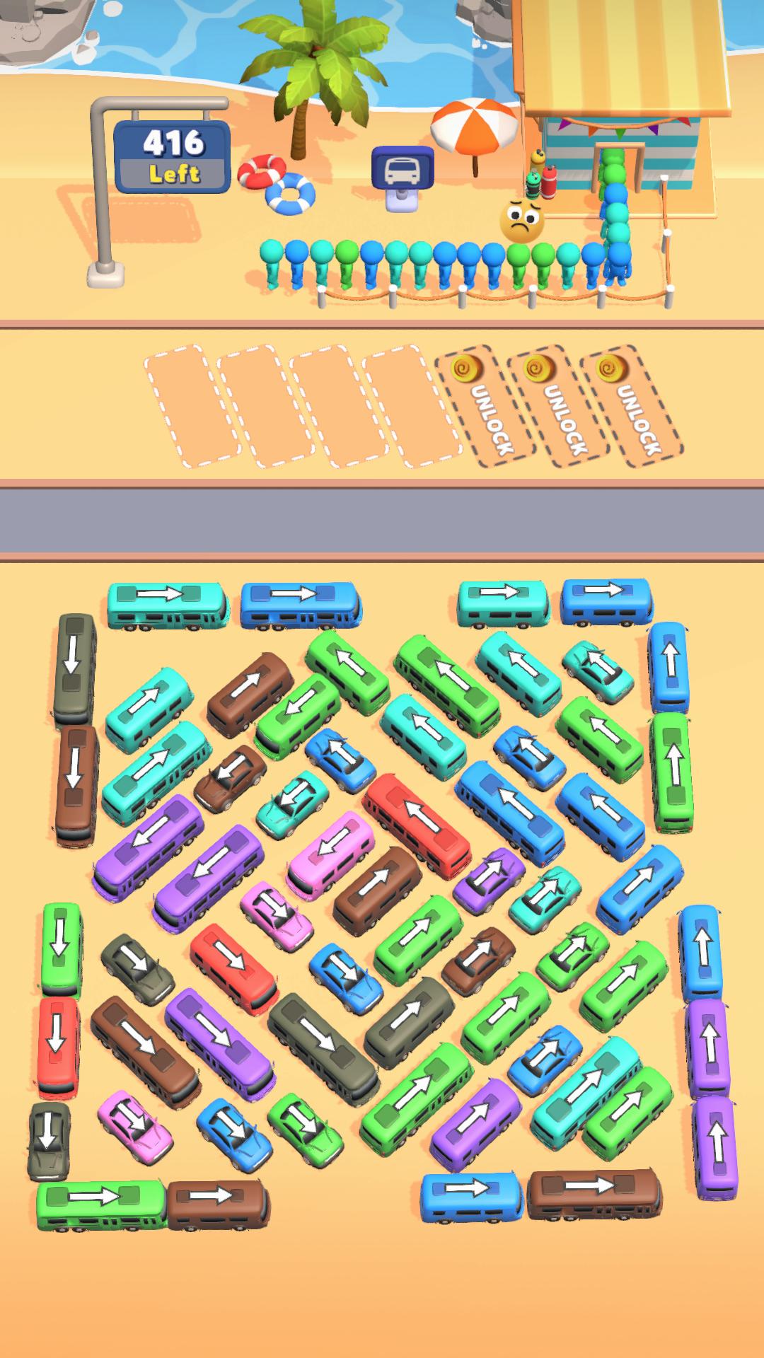 اسکرین شات 6 بازی Bus Mania - Car Parking Jam