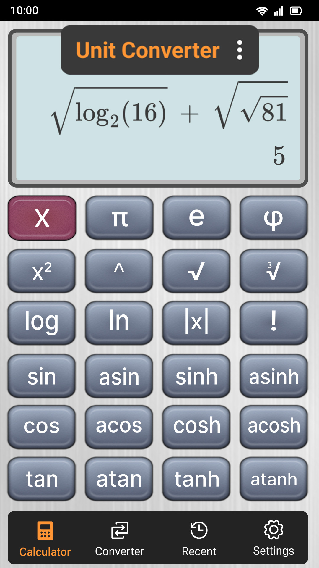 اسکرین شات 7 برنامه Calculator - Unit Converter