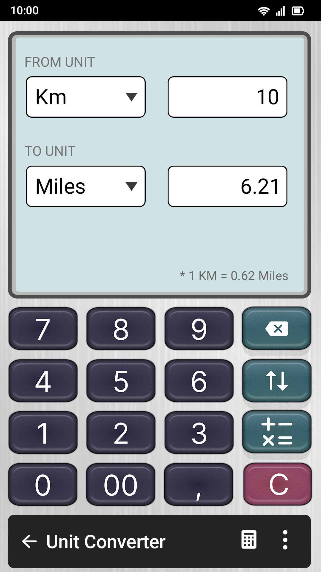 اسکرین شات 3 برنامه Calculator - Unit Converter