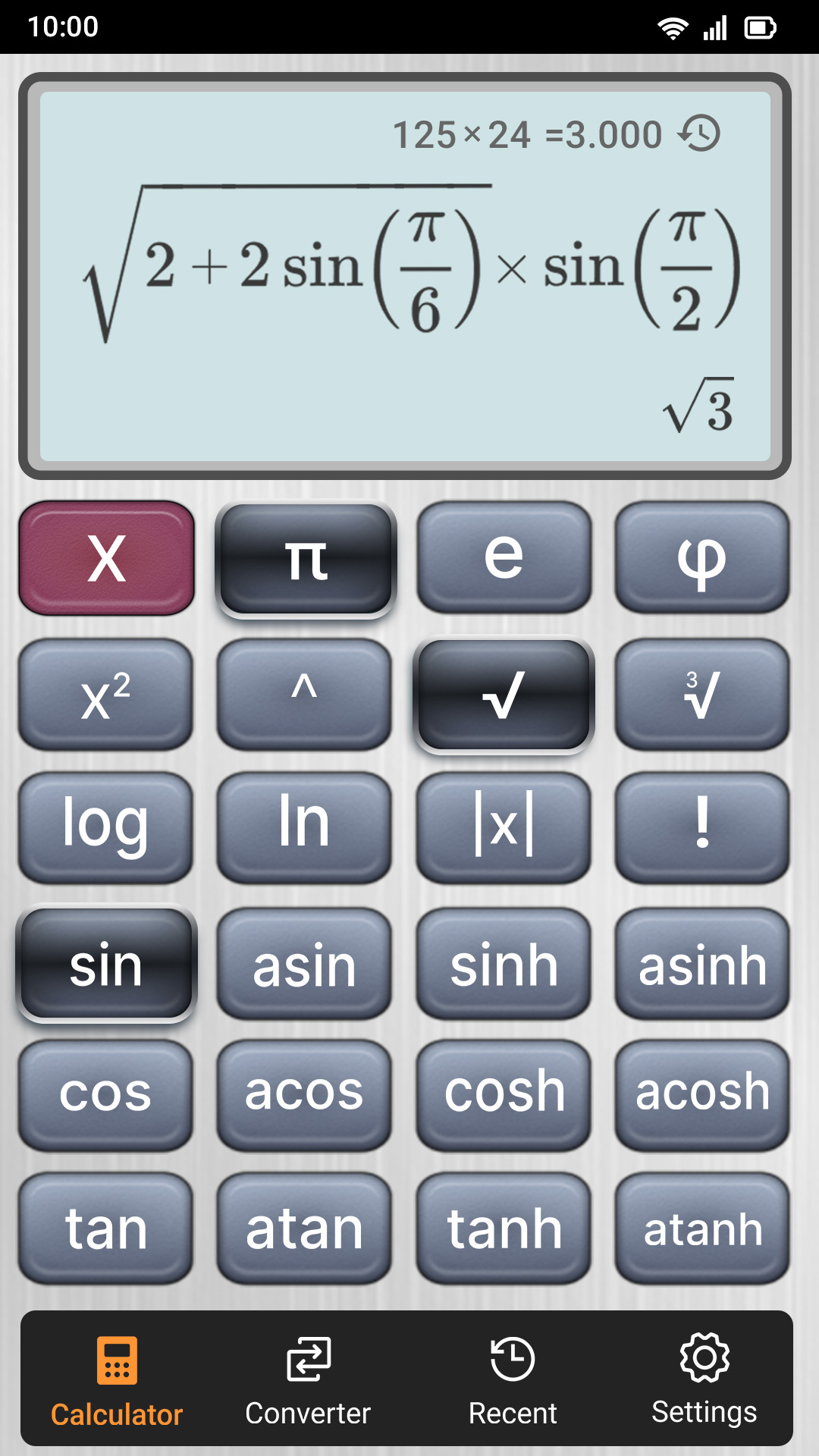 اسکرین شات 2 برنامه Calculator - Unit Converter
