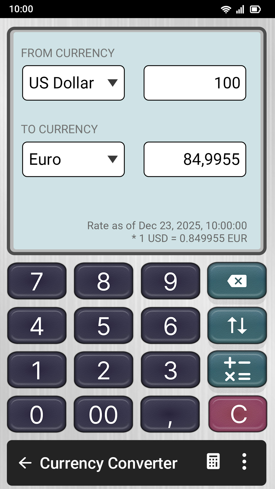 اسکرین شات 6 برنامه Calculator - Unit Converter
