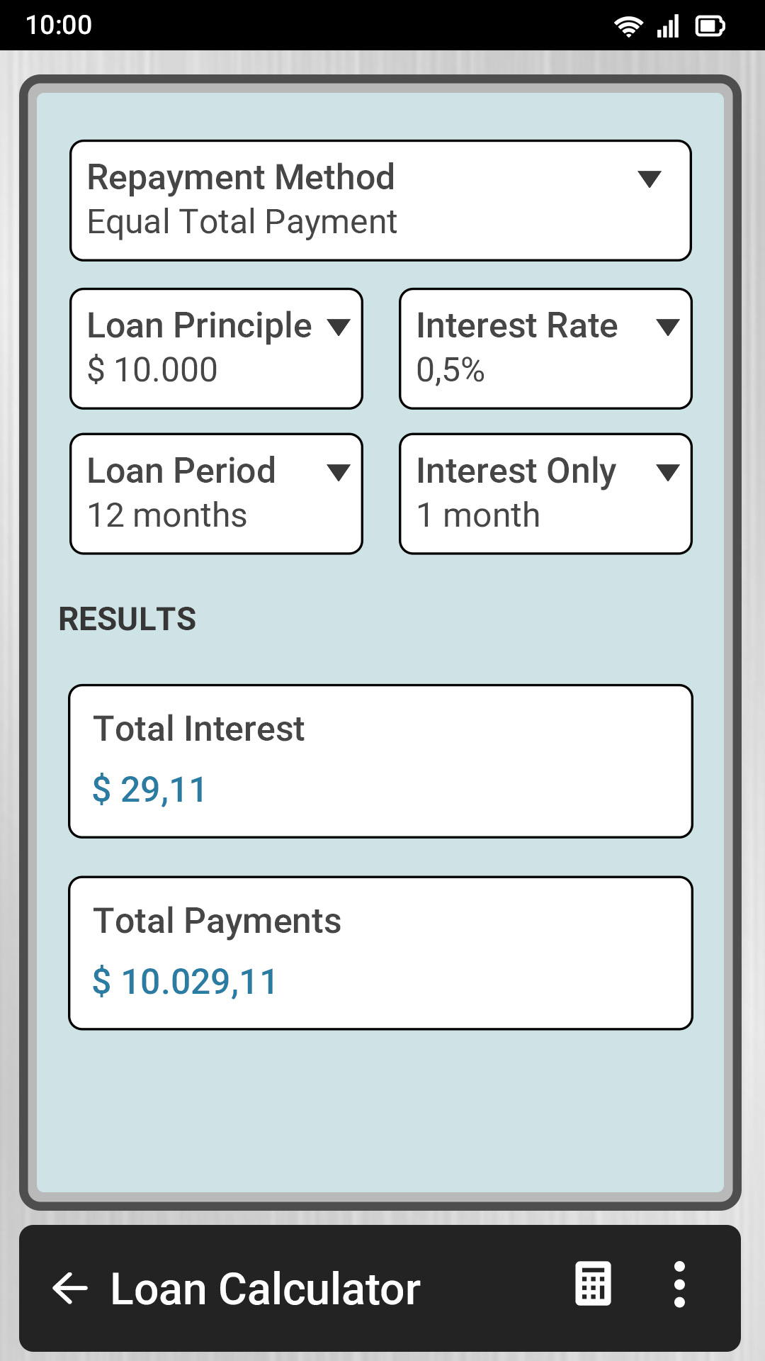 اسکرین شات 5 برنامه Calculator - Unit Converter