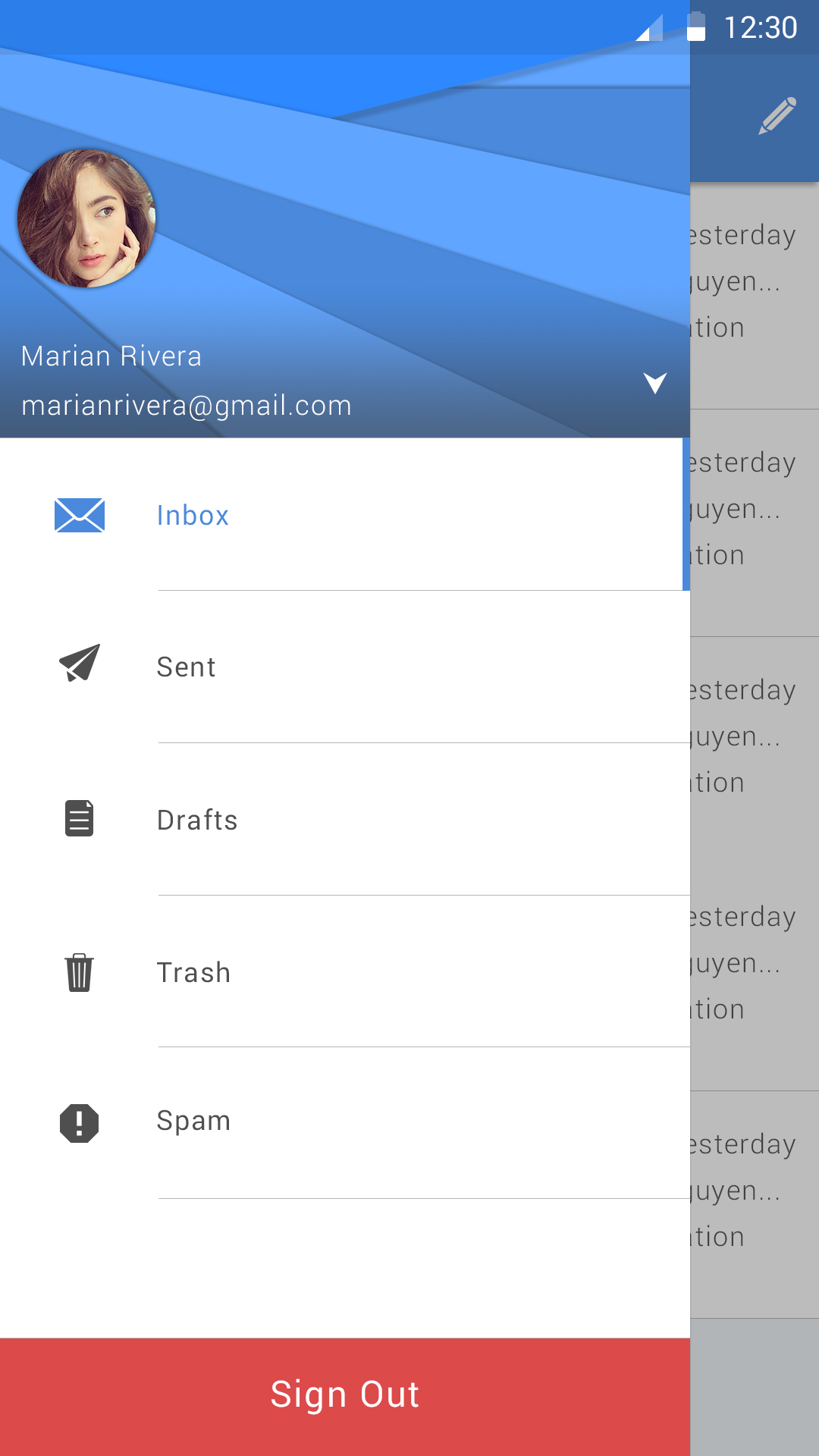 اسکرین شات 7 برنامه Email - Mail Mailbox