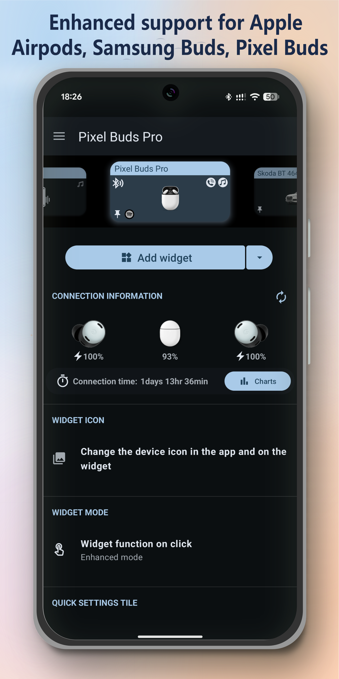 اسکرین شات 2 برنامه Bluetooth Audio Connect Widget