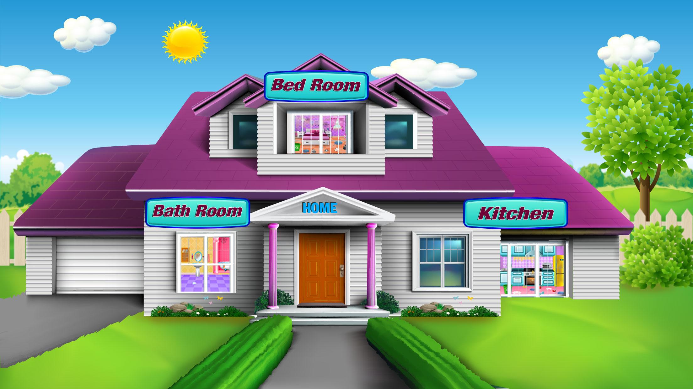 اسکرین شات 2 بازی Girls Home Cleaning & Repair