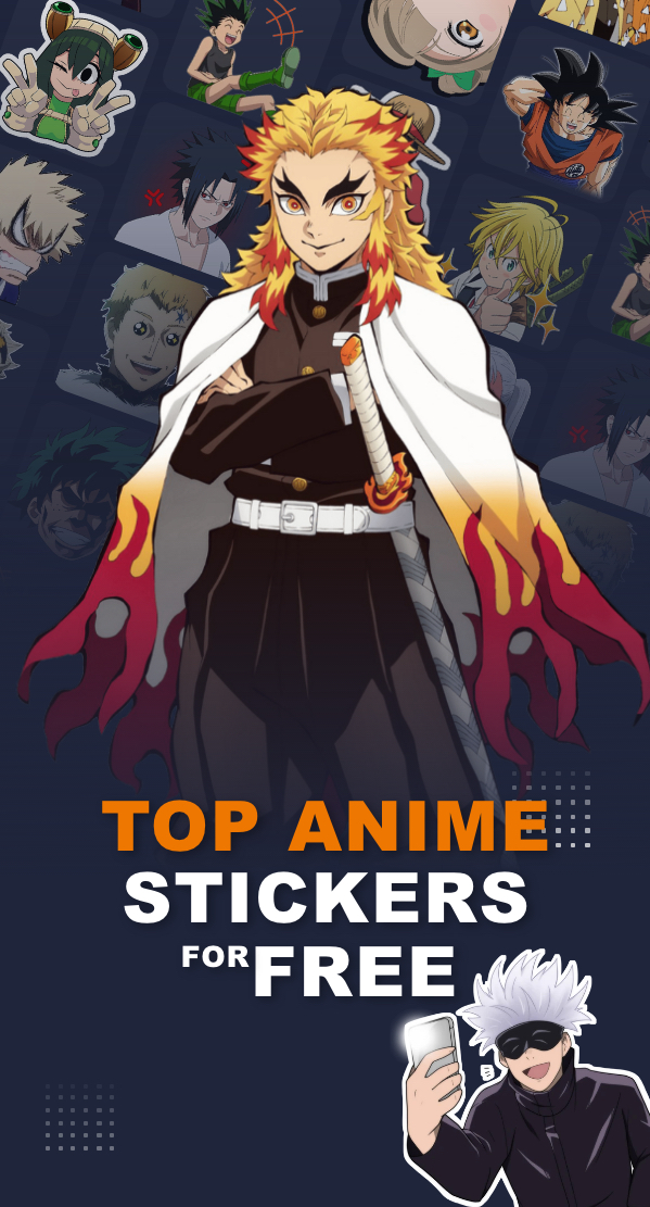 اسکرین شات 1 برنامه Anime Stickers for Whatsapp