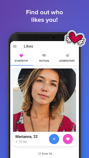 اسکرین شات 2 برنامه Topface - Dating Meeting Chat!