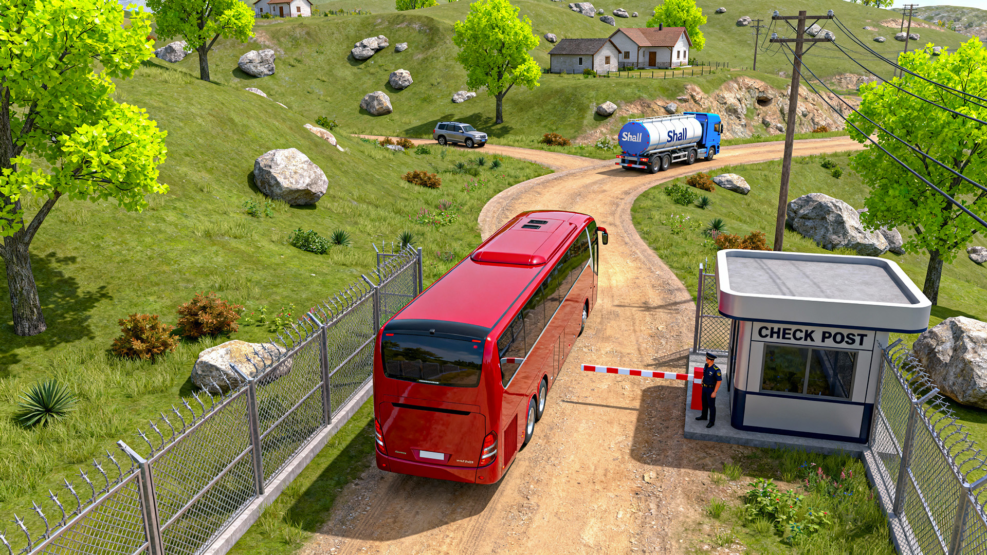 اسکرین شات 1 بازی Indian Bus Game: Bus Simulator