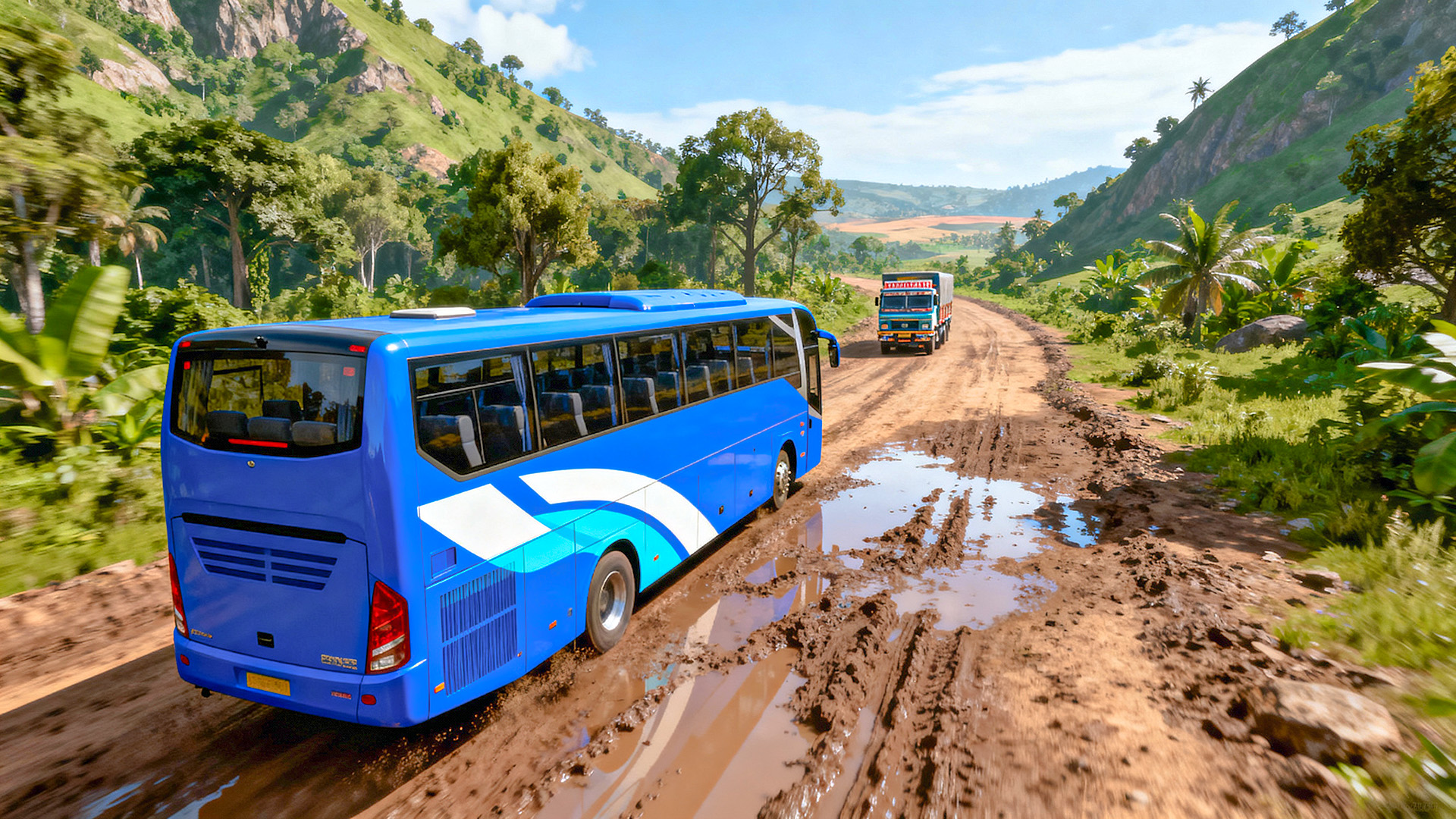 اسکرین شات 2 بازی Indian Bus Game: Bus Simulator