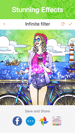 اسکرین شات 5 برنامه Adult Coloring Book Premium