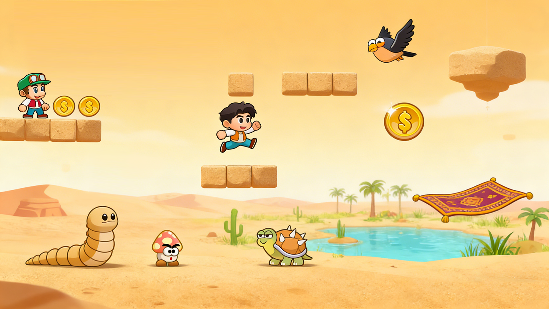 اسکرین شات 5 بازی Maino's World : Super Run Game