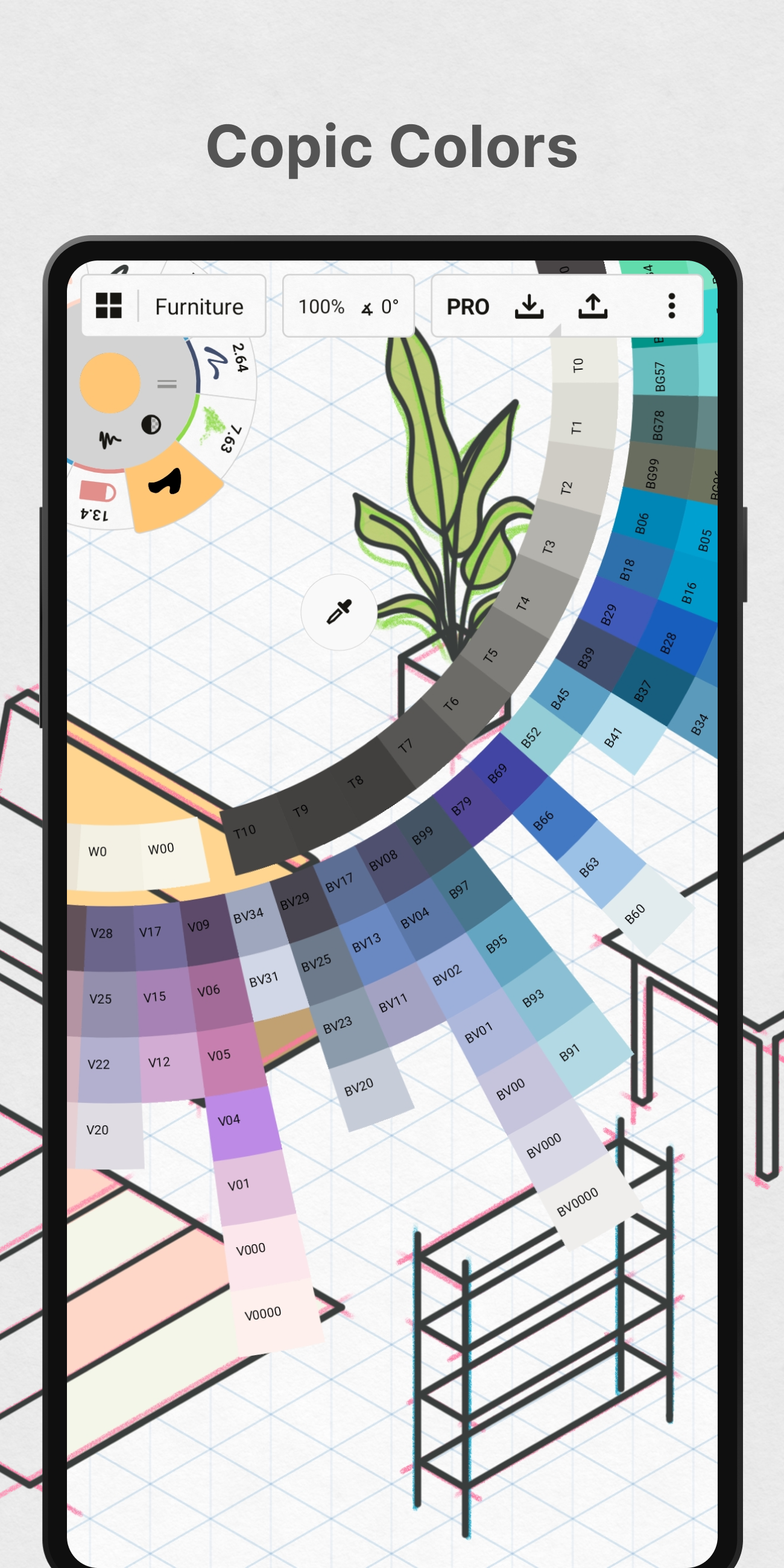 اسکرین شات 6 برنامه Concepts: Sketch, Note, Draw