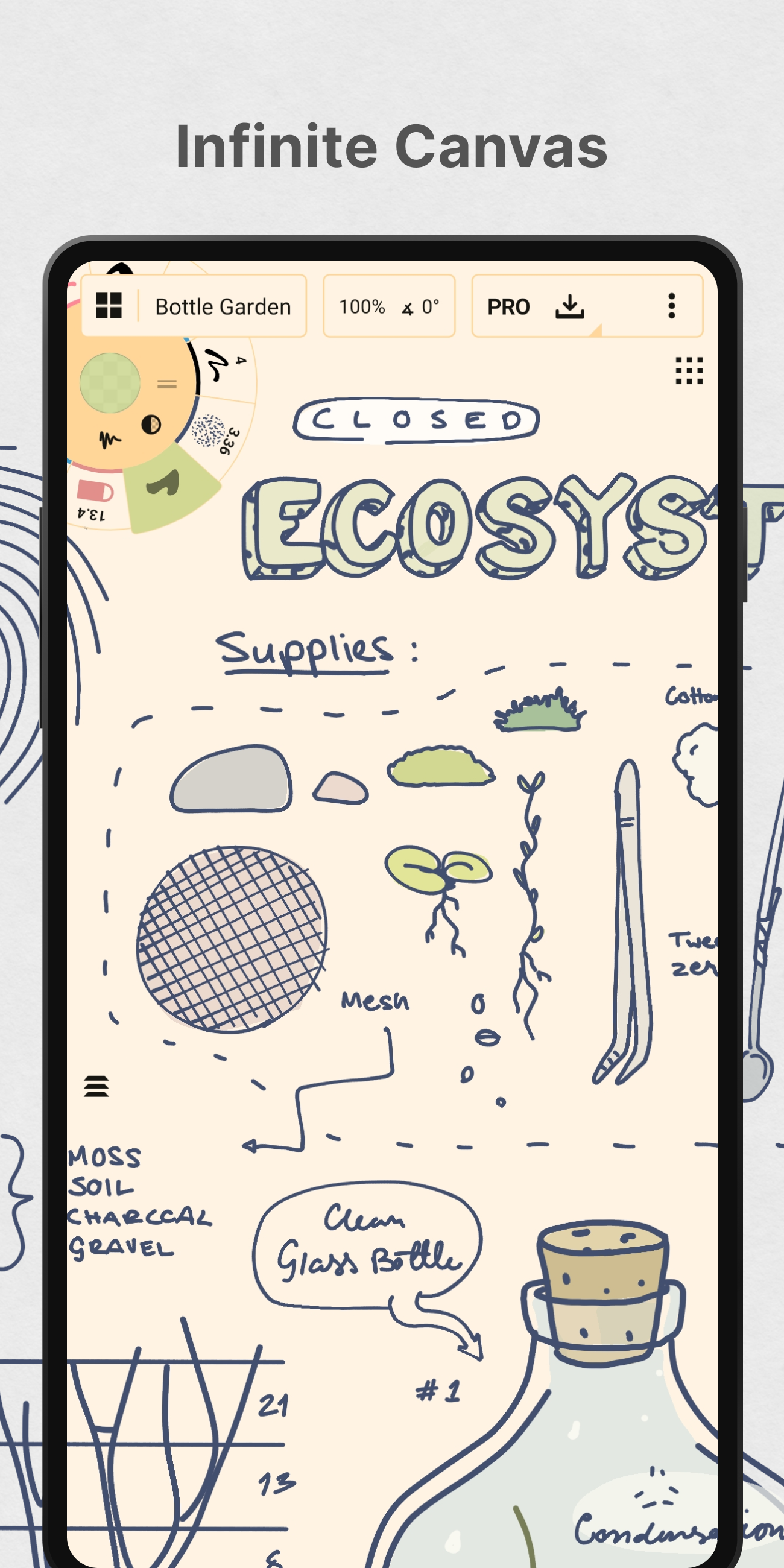 اسکرین شات 1 برنامه Concepts: Sketch, Note, Draw