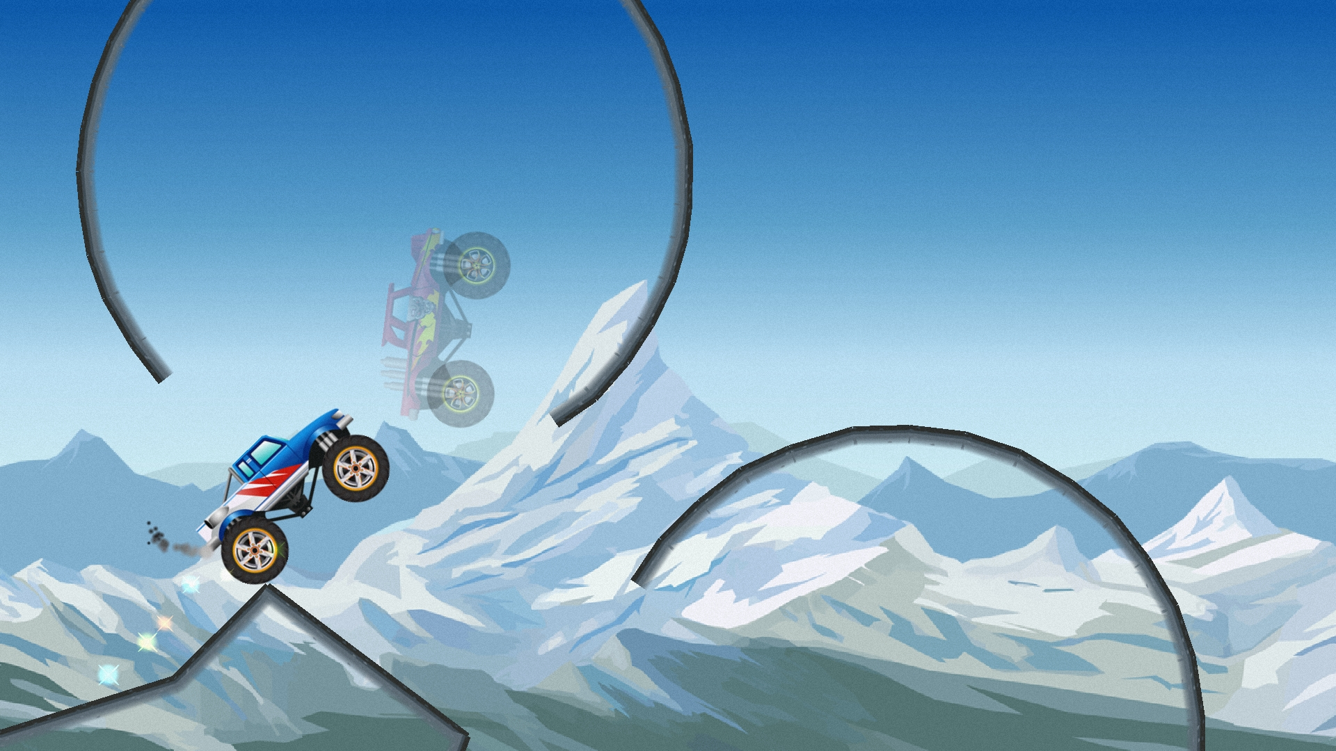 اسکرین شات 2 بازی Monster Stunts: Ninja Hop