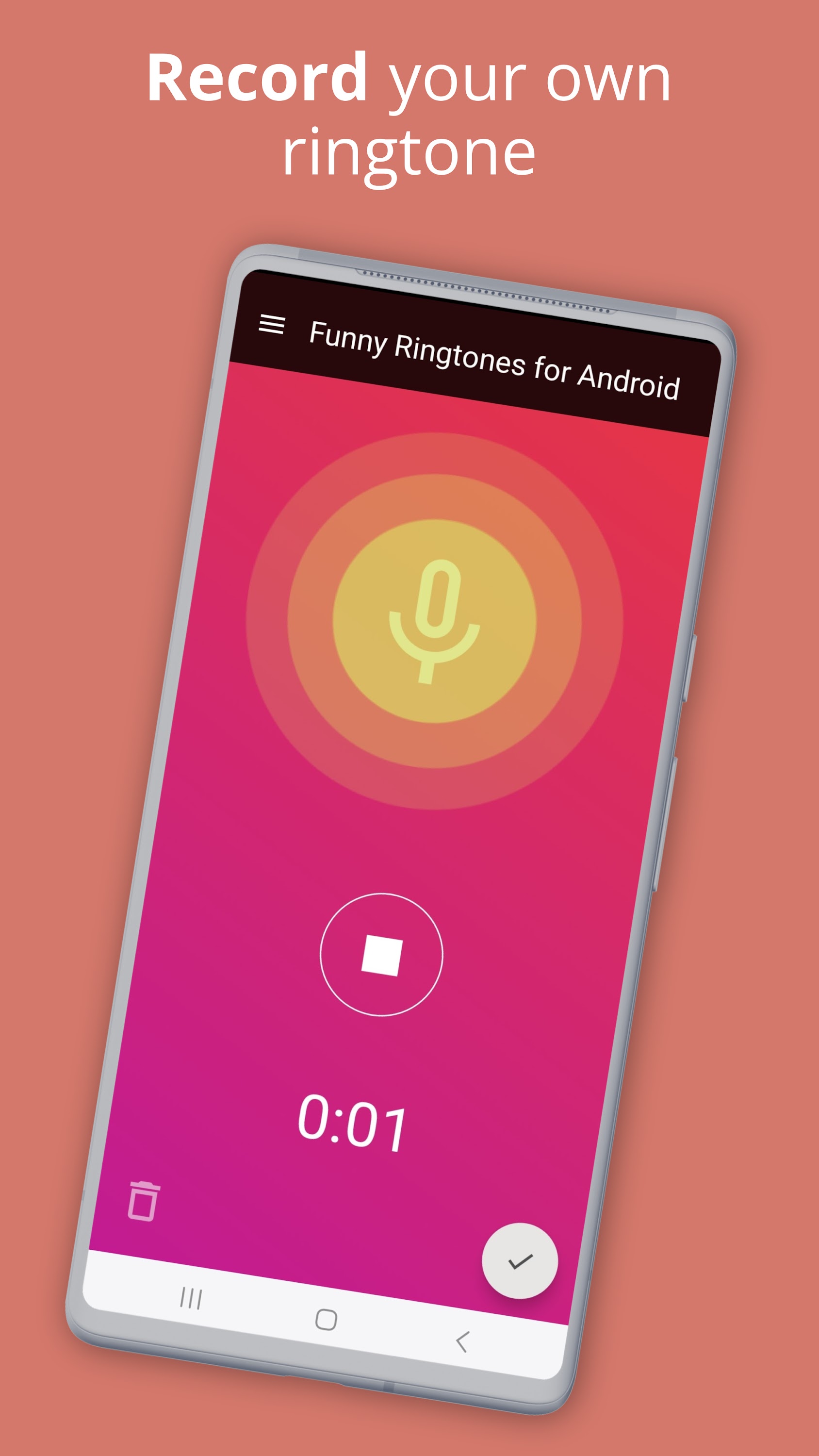 اسکرین شات 3 برنامه Funny Ringtones for Android