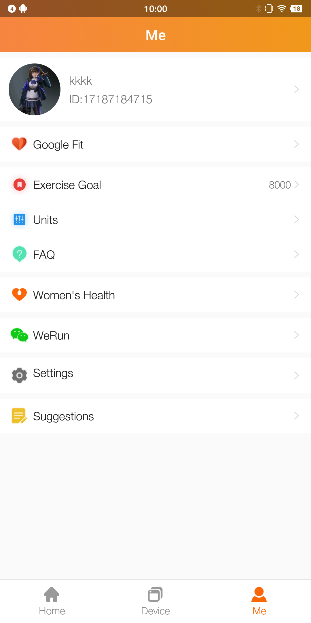 اسکرین شات 4 برنامه FitCloudPro