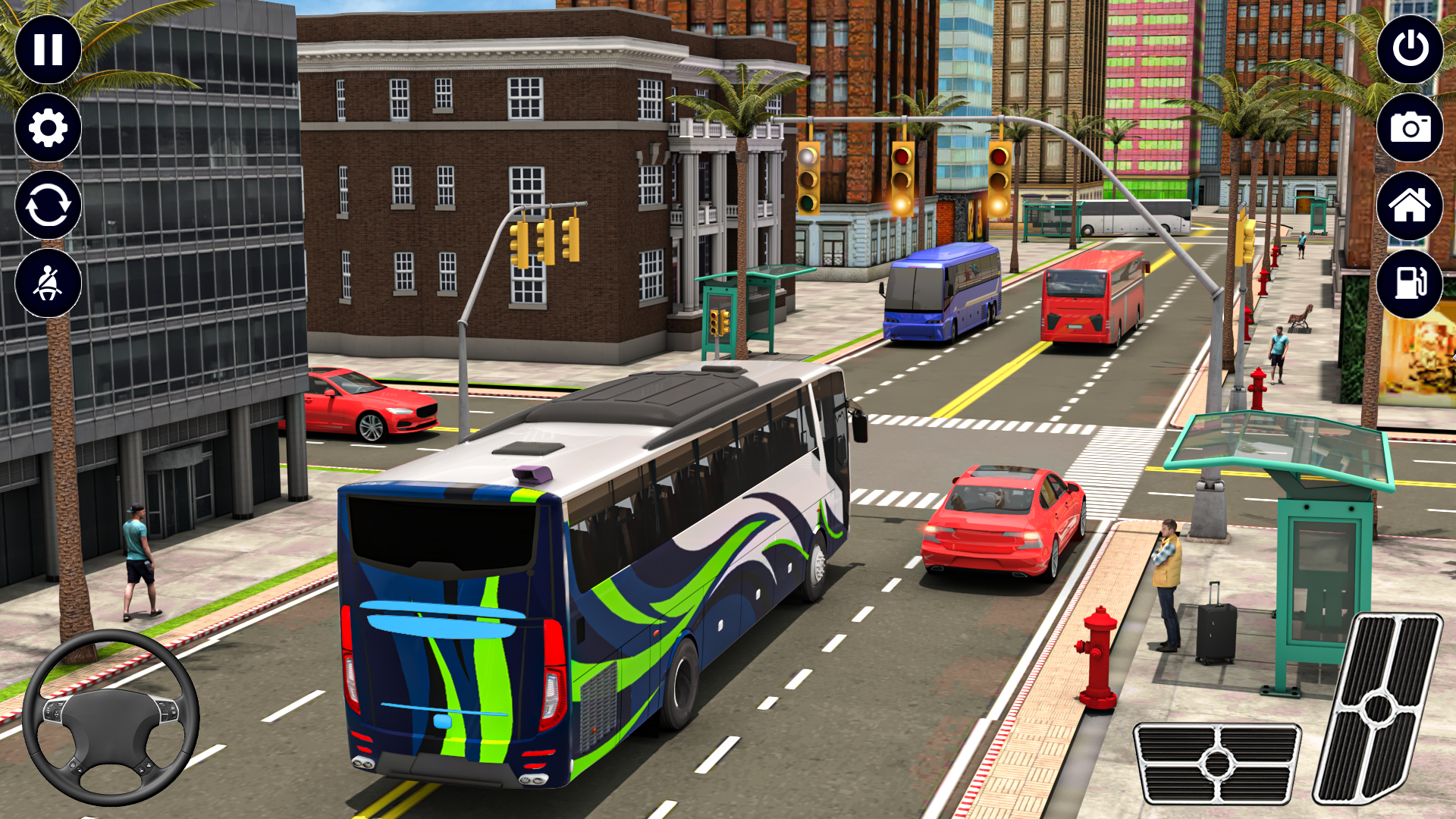 اسکرین شات 2 بازی Bus Simulator 2023 Racing Game