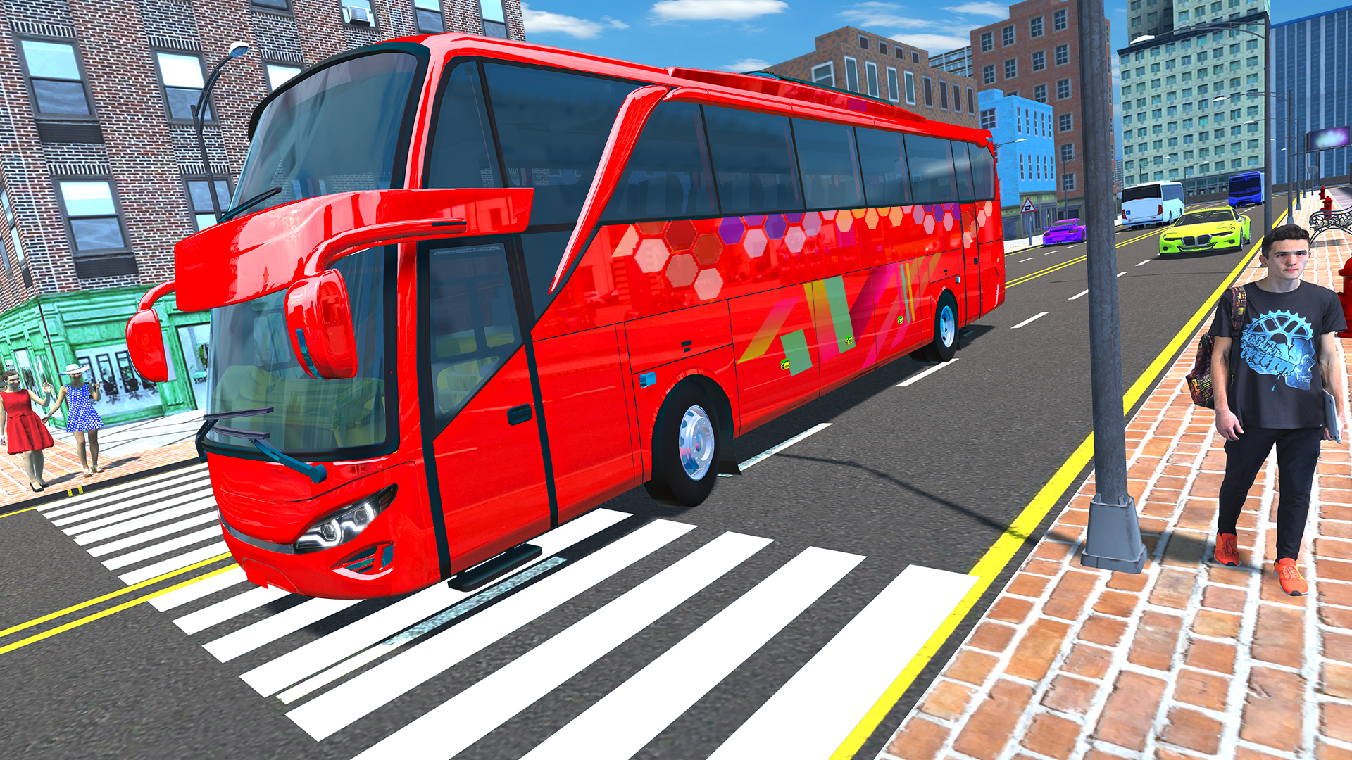 اسکرین شات 7 بازی Bus Simulator 2023 Racing Game