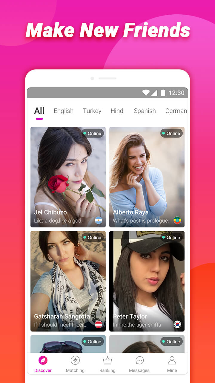 اسکرین شات 3 برنامه TopU - video chat online