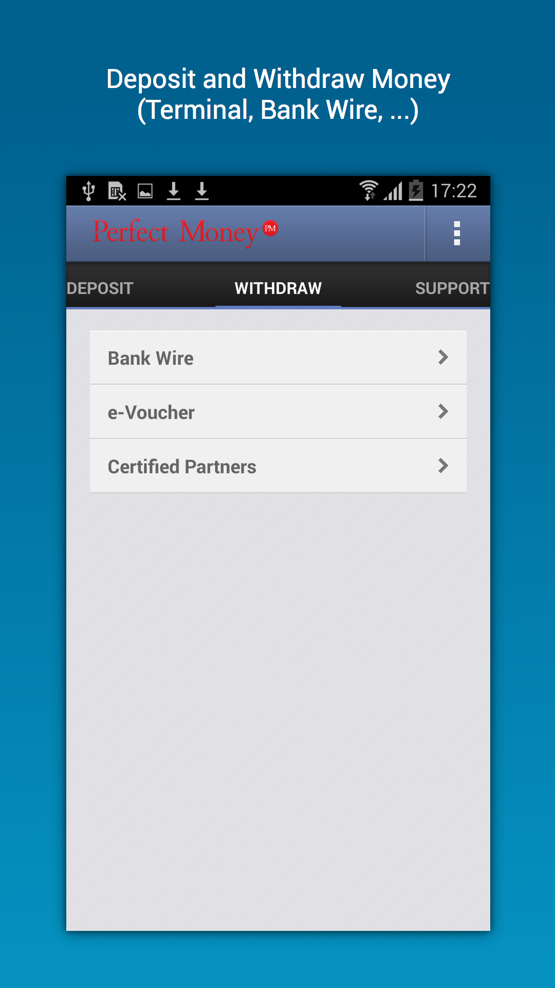 اسکرین شات 5 برنامه Perfect Money