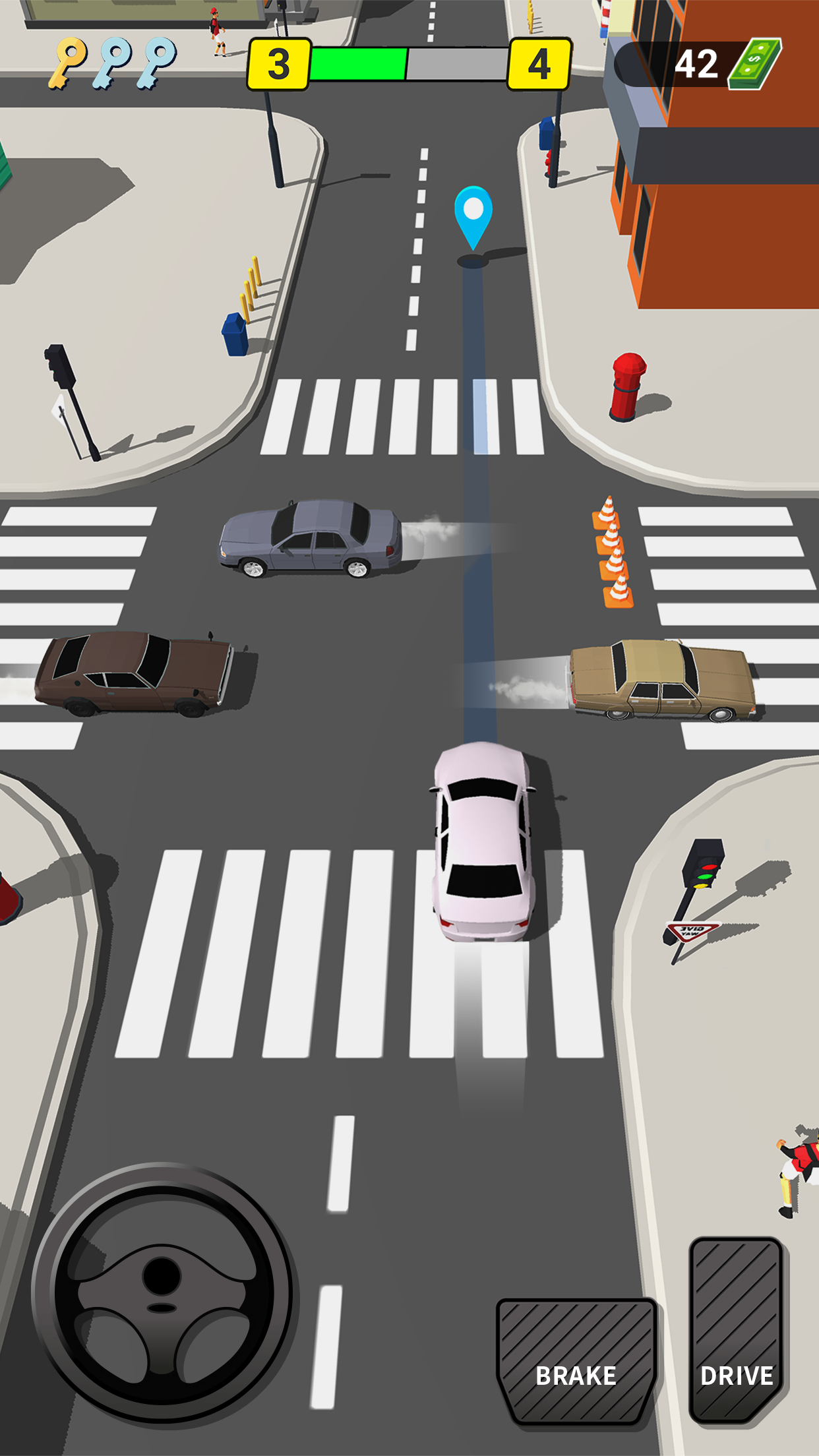 اسکرین شات 3 بازی Pick Me Up 3D: Taxi Game