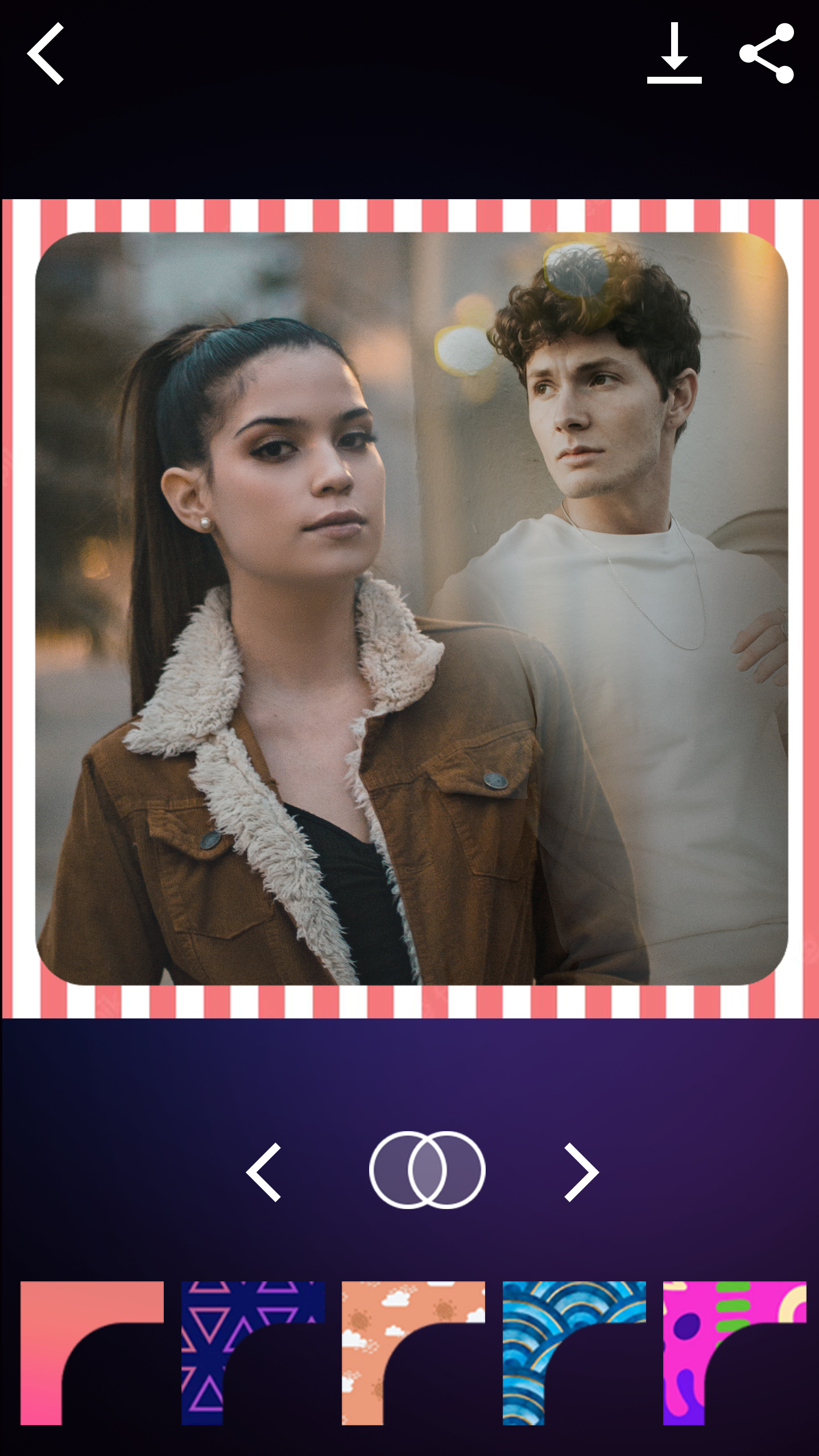 اسکرین شات 5 برنامه Couple Photo Mixer Blender